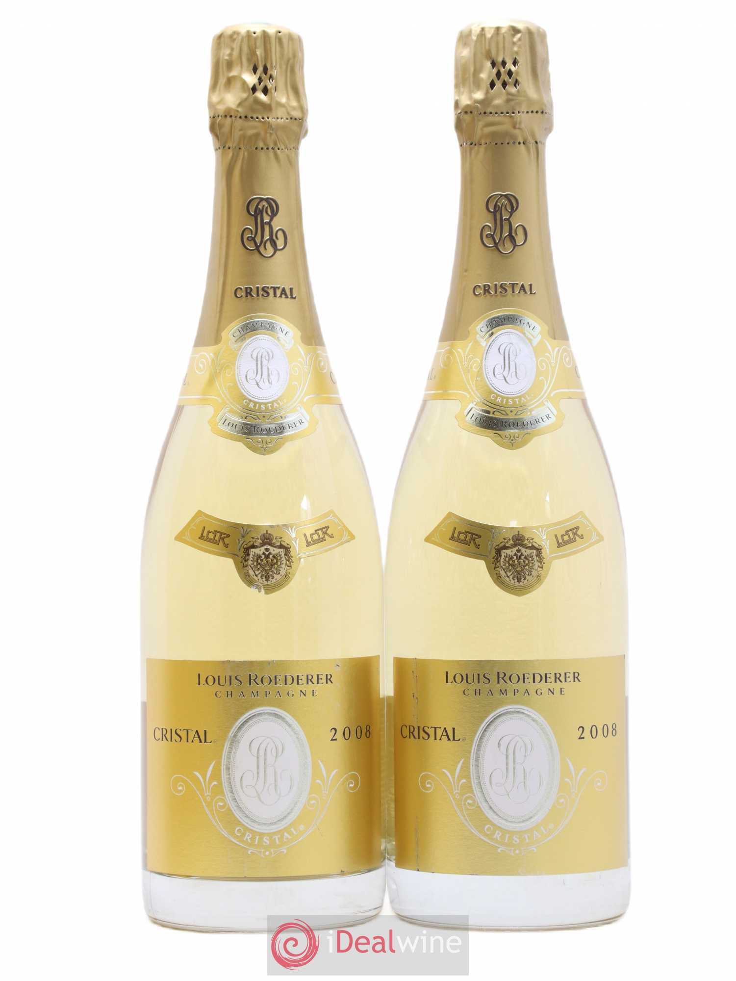 Cristal Louis Roederer 2008 - Lot de 2 bouteilles - 1