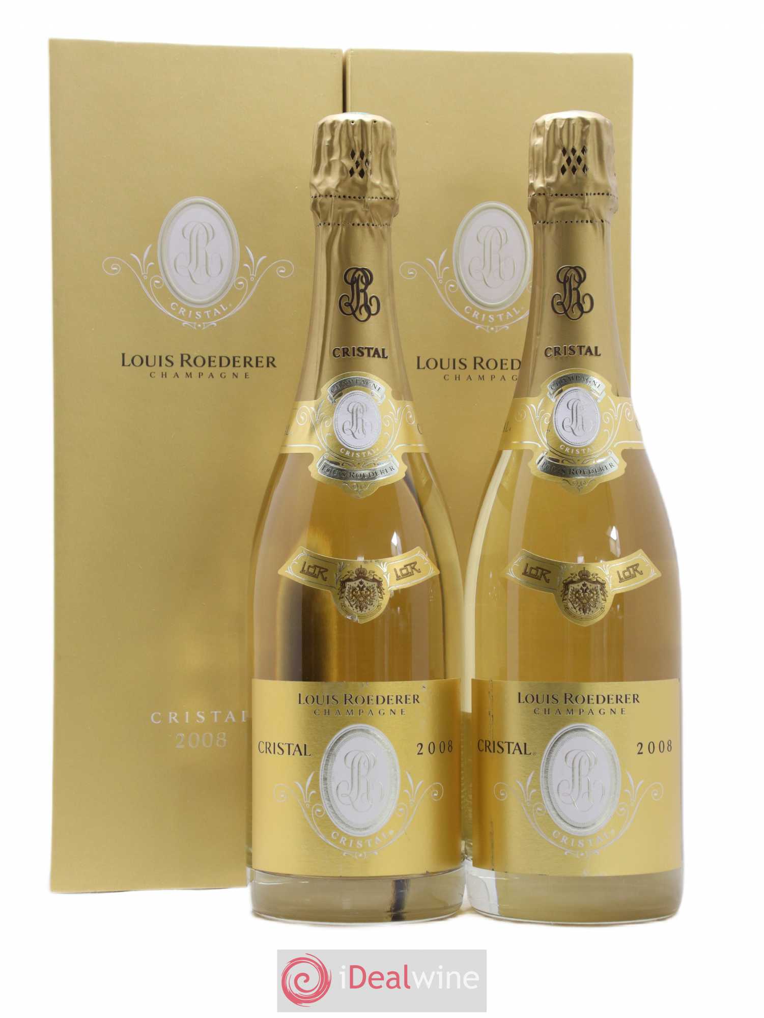 Cristal Louis Roederer 2008 - Lot de 2 bouteilles - 0