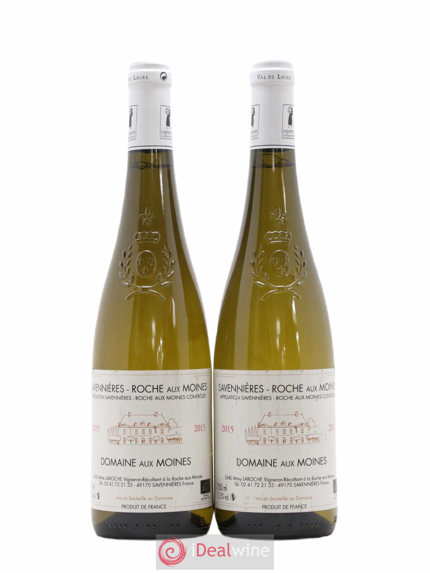 Savennières Roche aux Moines Domaine Aux Moines 2015 - Lot de 2 bouteilles - 0