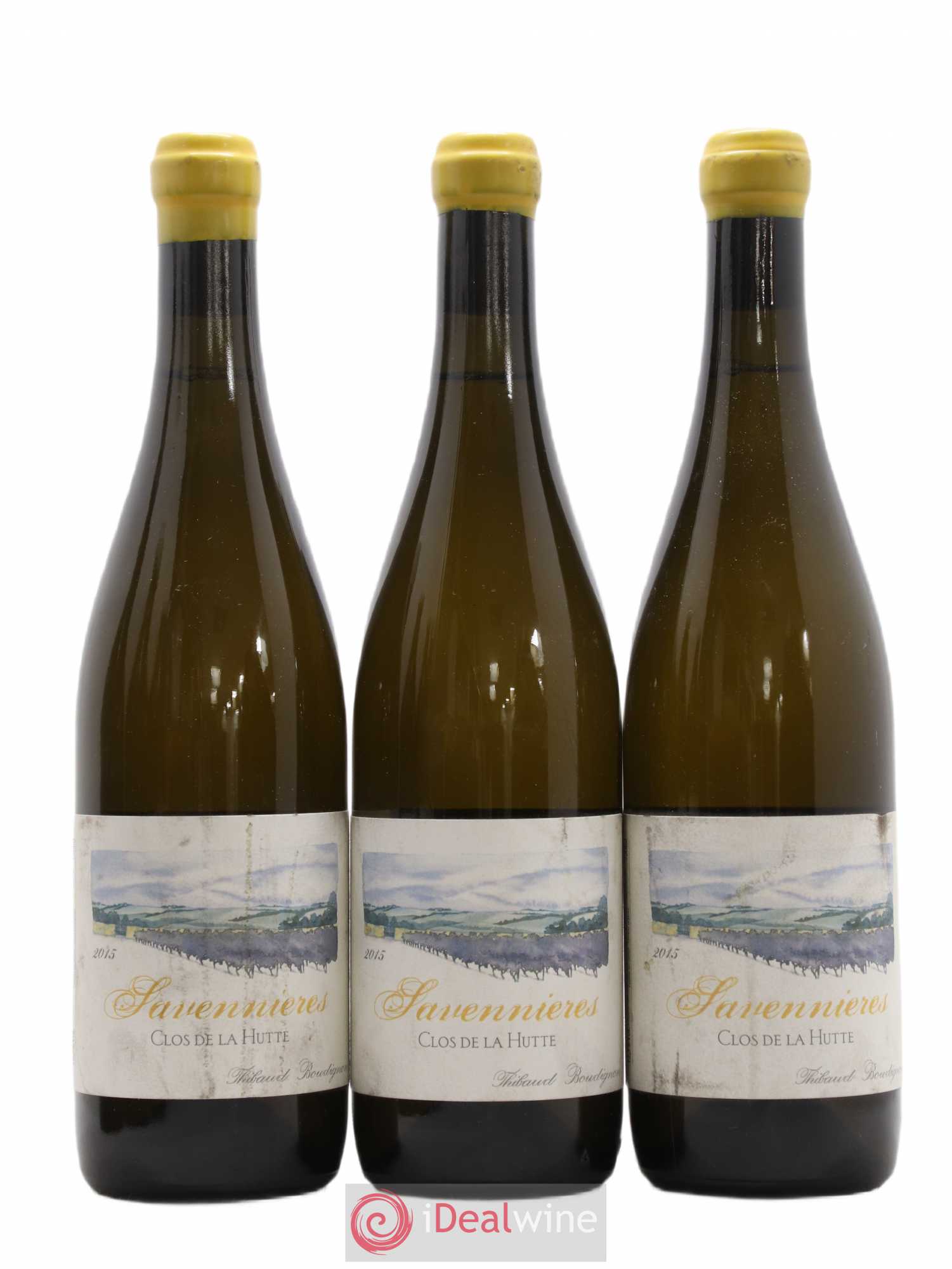 Savennières Clos de la Hutte Thibaud Boudignon 2015 - Lot de 3 bouteilles - 0