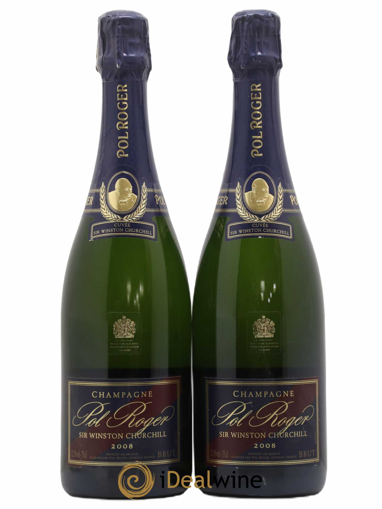 Cuvée Winston Churchill Pol Roger 2008 - Lot de 2 bouteilles - 0