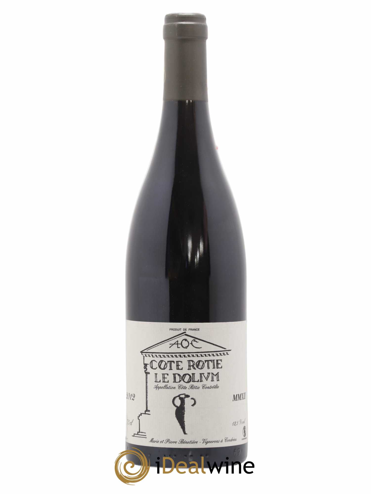 Côte-Rôtie Le Dolium Marie et Pierre Bénetière (Domaine) 2012 - Lot de 1 bouteille - 0