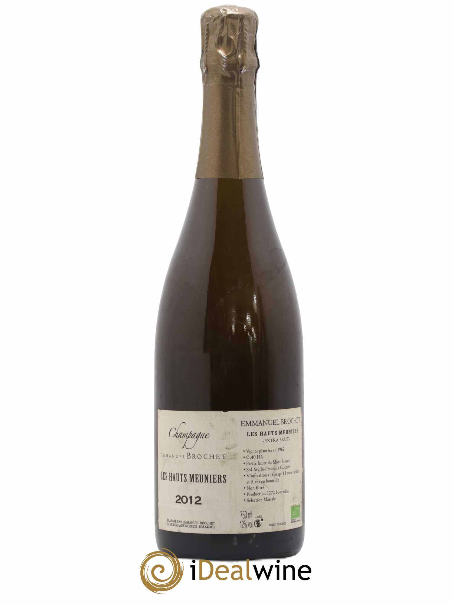 Les Hauts Meuniers Extra-Brut Emmanuel Brochet 2012 - Lot of 1 bottle - 0