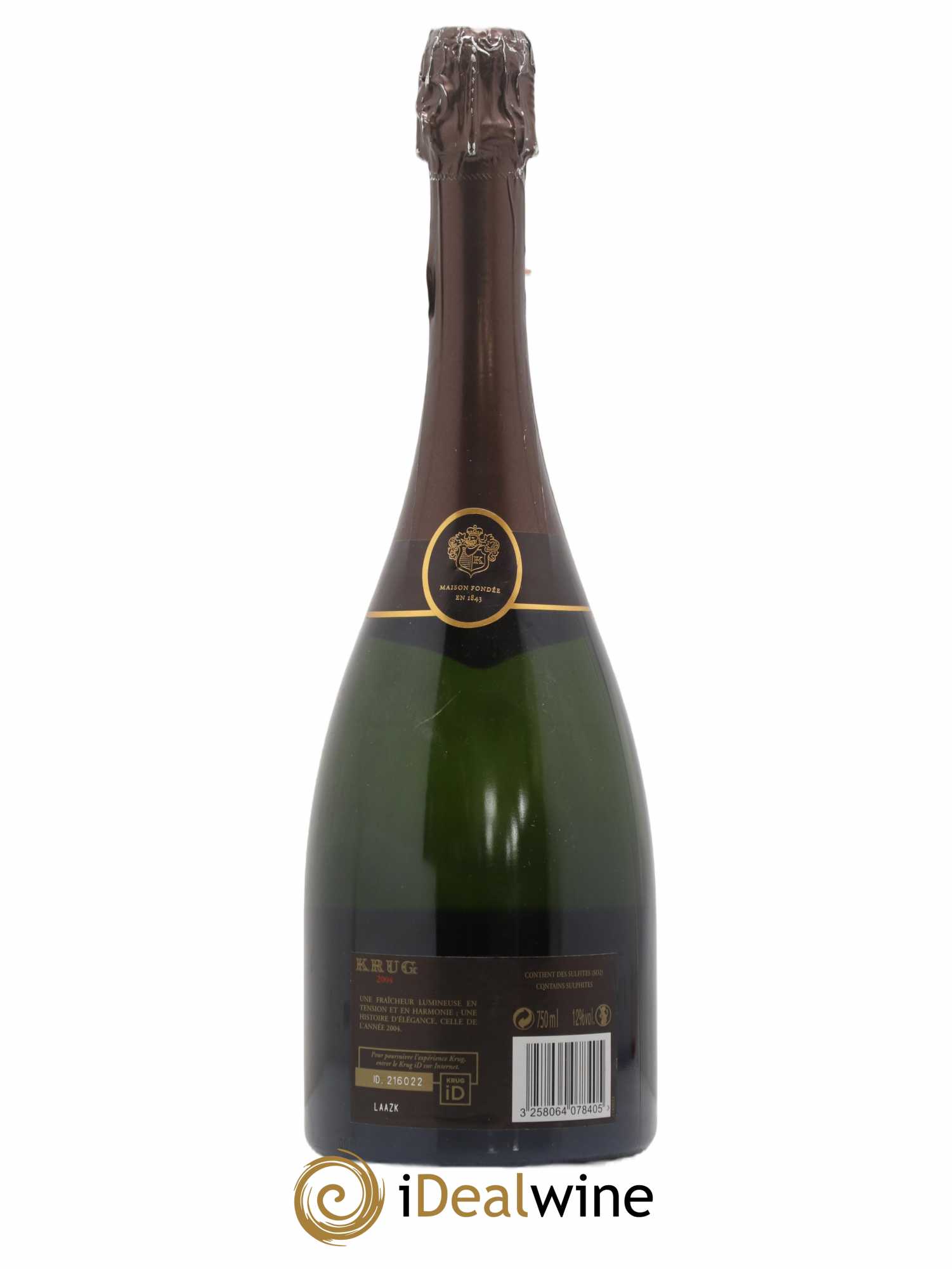 Vintage Krug 2004 - Lot de 1 bouteille - 1