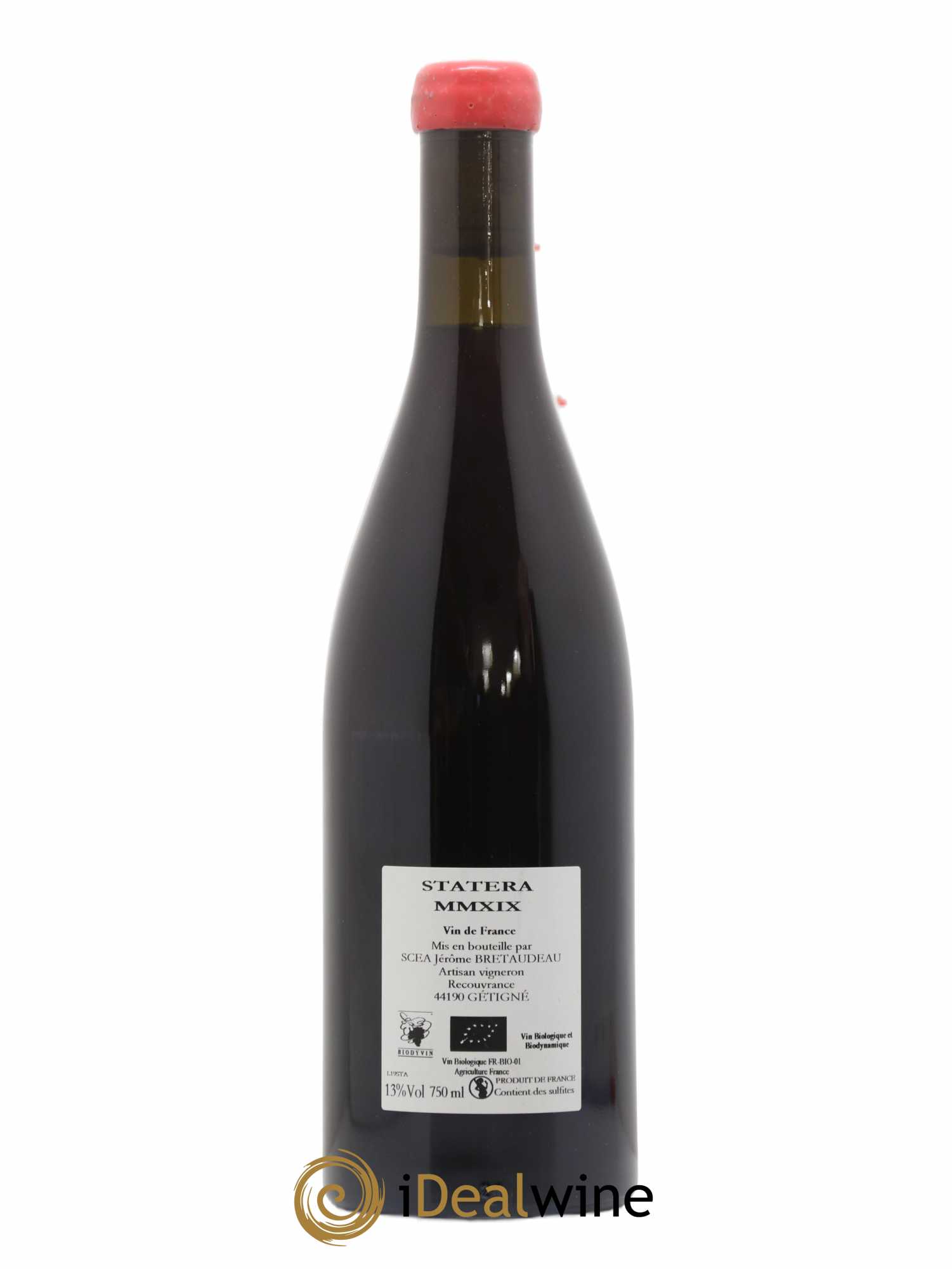 Vin de France Statera Jérôme Bretaudeau - Domaine de Bellevue 2019 - Lot de 1 bouteille - 1