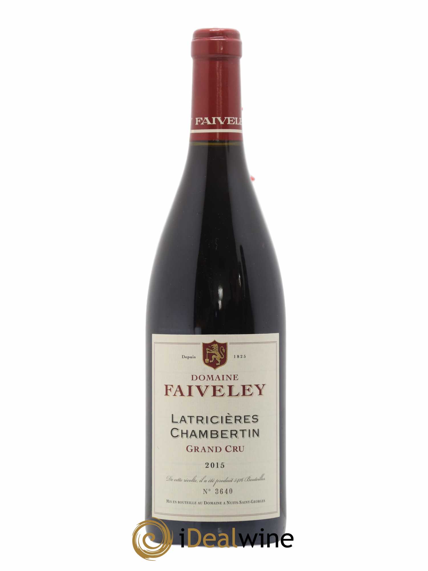 Latricières-Chambertin Grand Cru Faiveley 2015 - Lot de 1 bouteille - 0