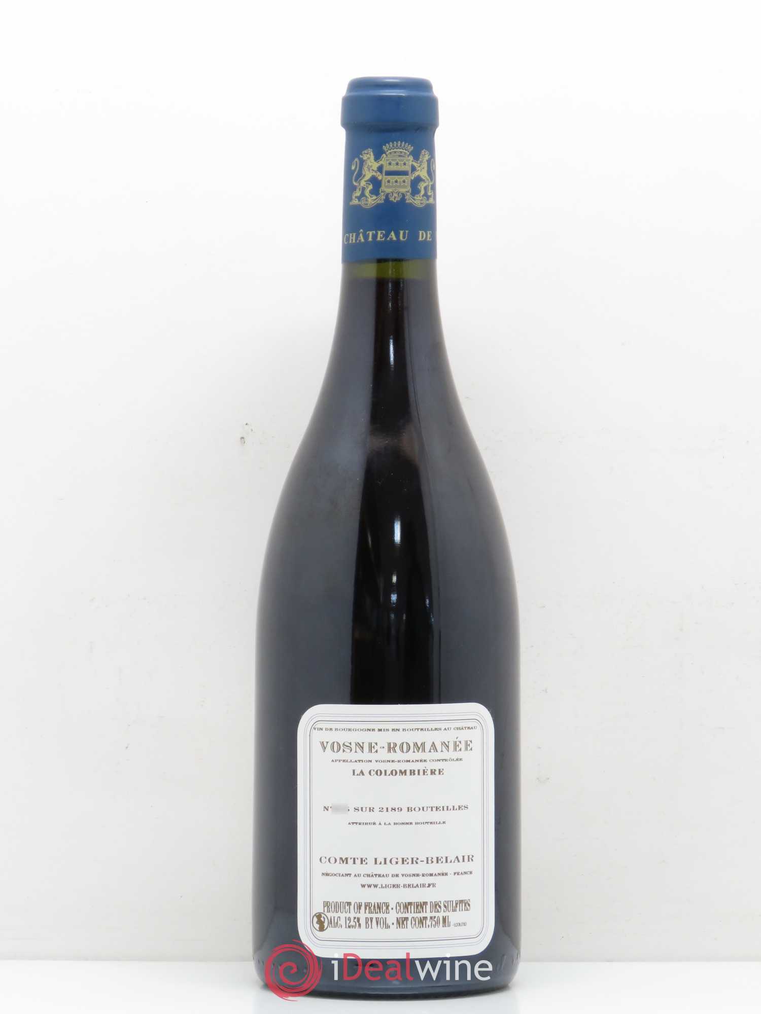 Vosne-Romanée La Colombière Comte Liger-Belair (Domaine du) 2010 - Lot de 1 bouteille - 1
