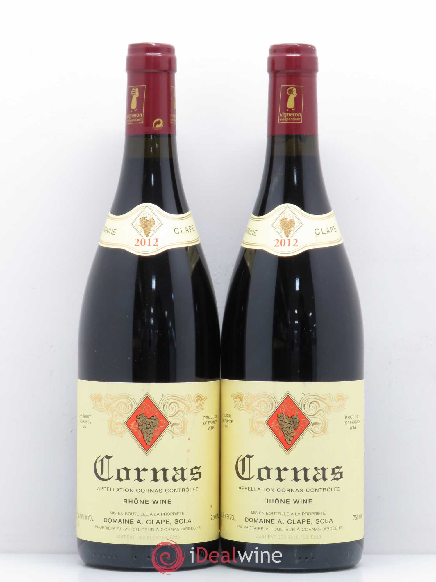Cornas Auguste Clape 2012 - Lot de 2 bouteilles - 0