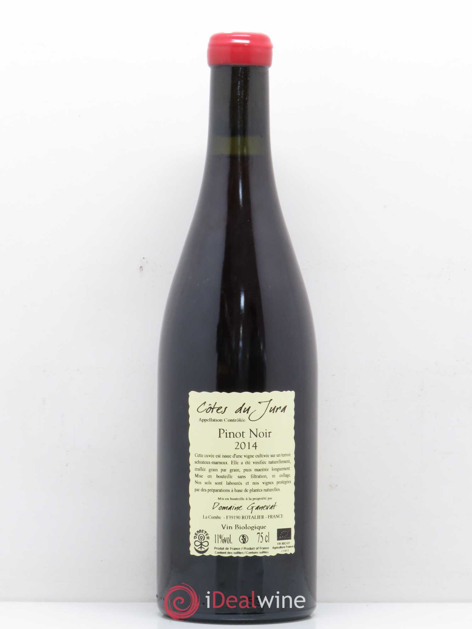 Côtes du Jura Pinot Noir En Billat  Jean-François Ganevat (Domaine) Julien en Billat 2014 - Lot de 1 bouteille - 1