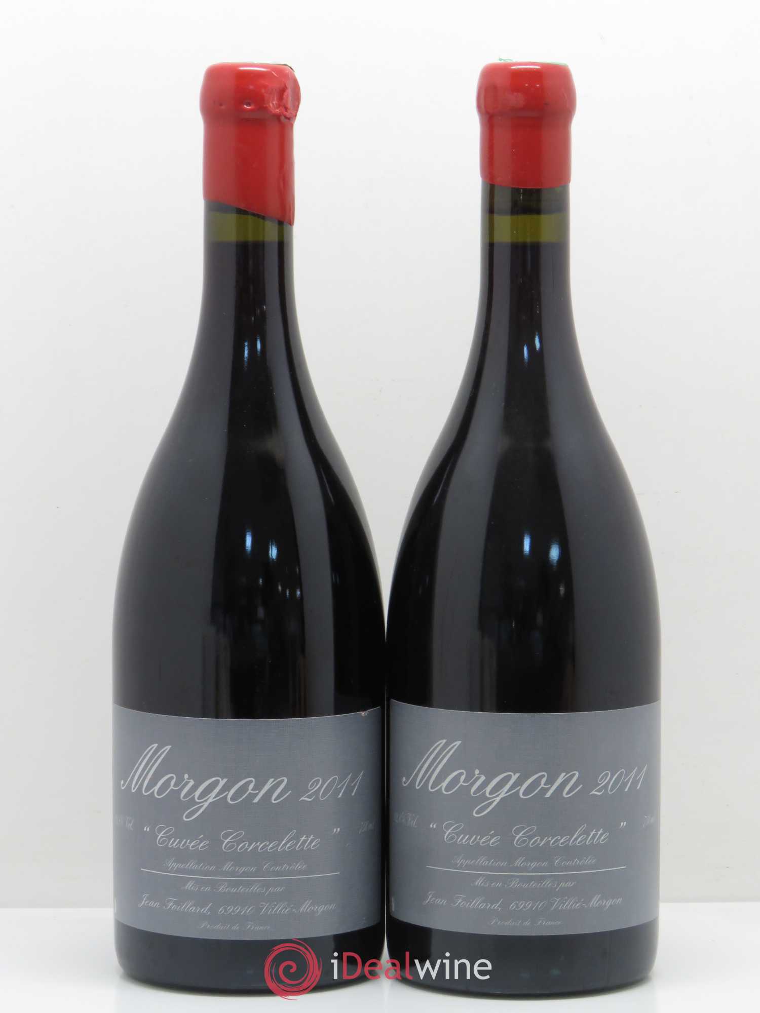Morgon Corcelette Jean Foillard 2011 - Lot de 2 bouteilles - 0