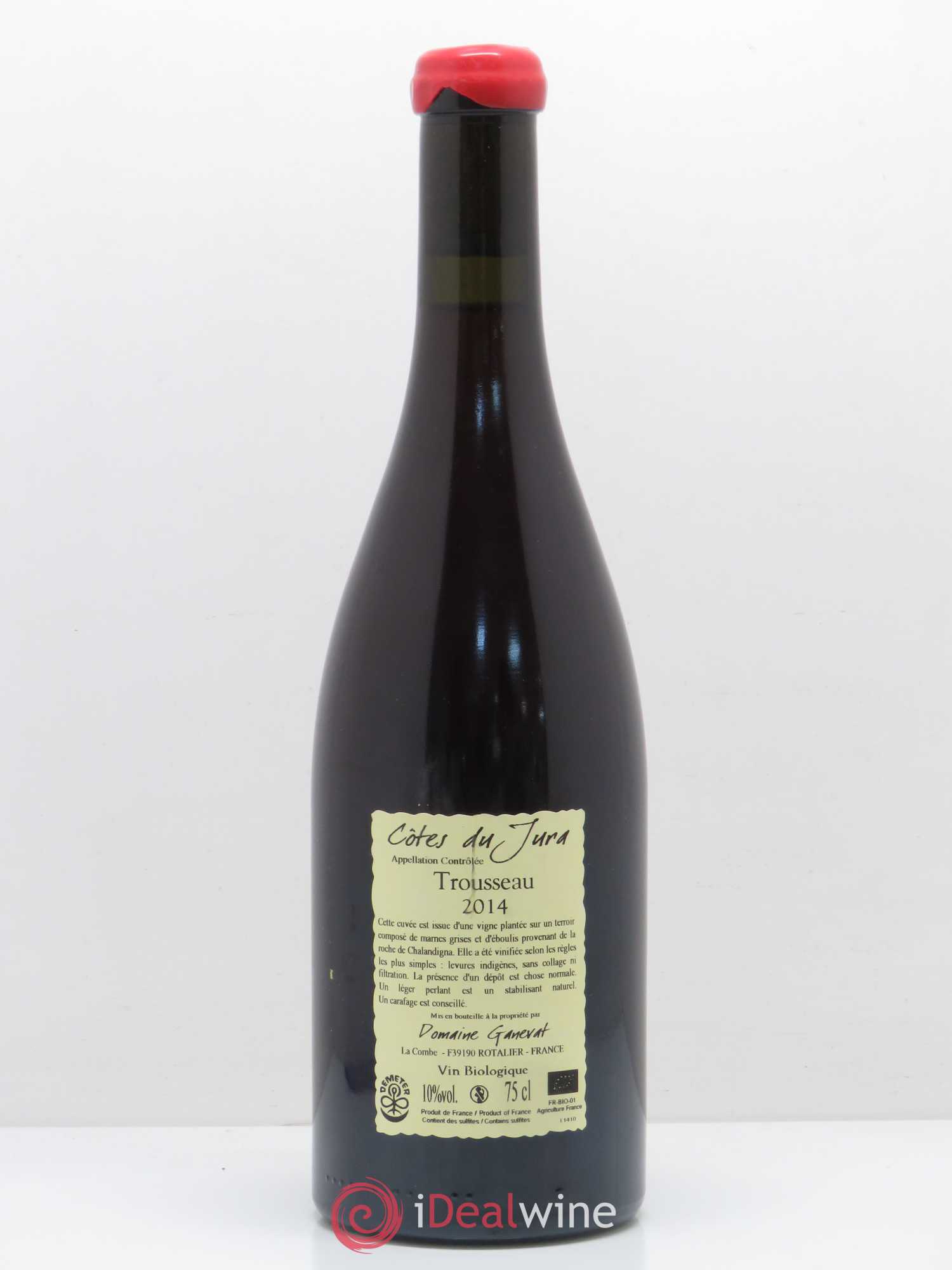 Côtes du Jura Plein Sud Jean-François Ganevat (Domaine) 2014 - Lot de 1 bouteille - 1