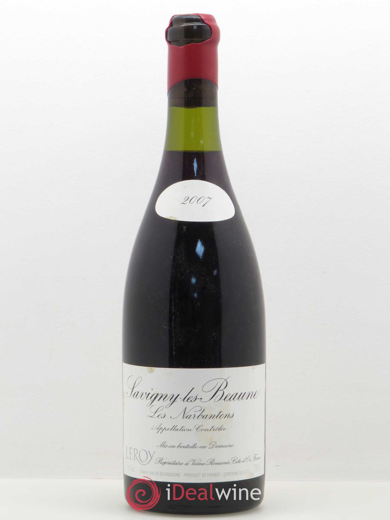 Savigny-lès-Beaune 1er Cru Les Narbantons Leroy (Domaine) 2007 - Lot de 1 bouteille - 0