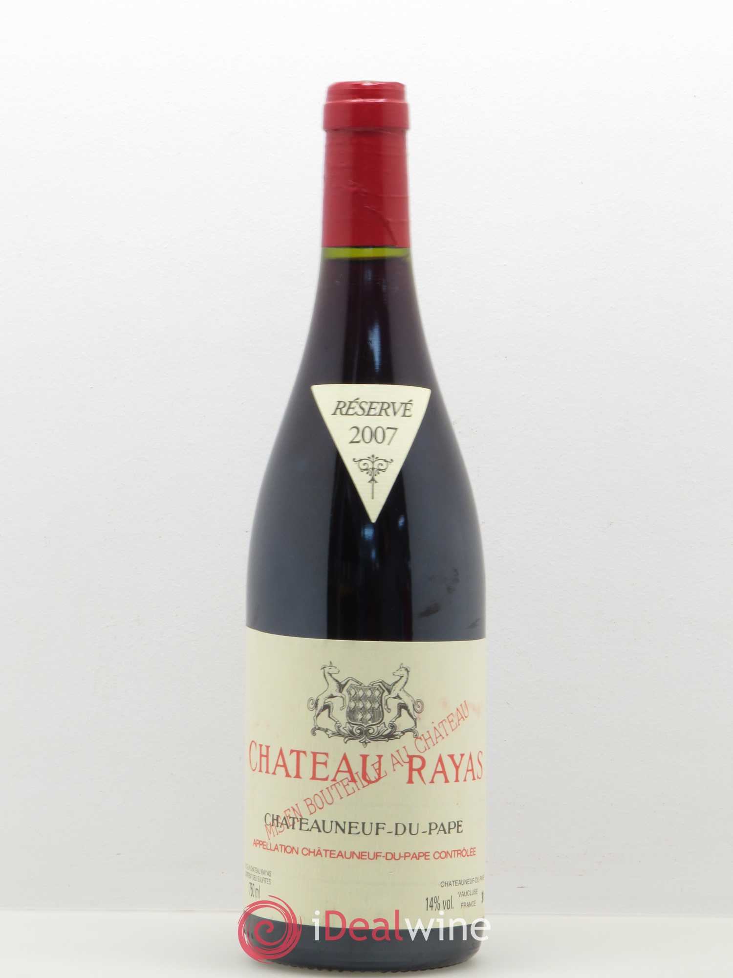 Châteauneuf-du-Pape Château Rayas Emmanuel Reynaud 2007 - Lot de 1 bouteille - 0