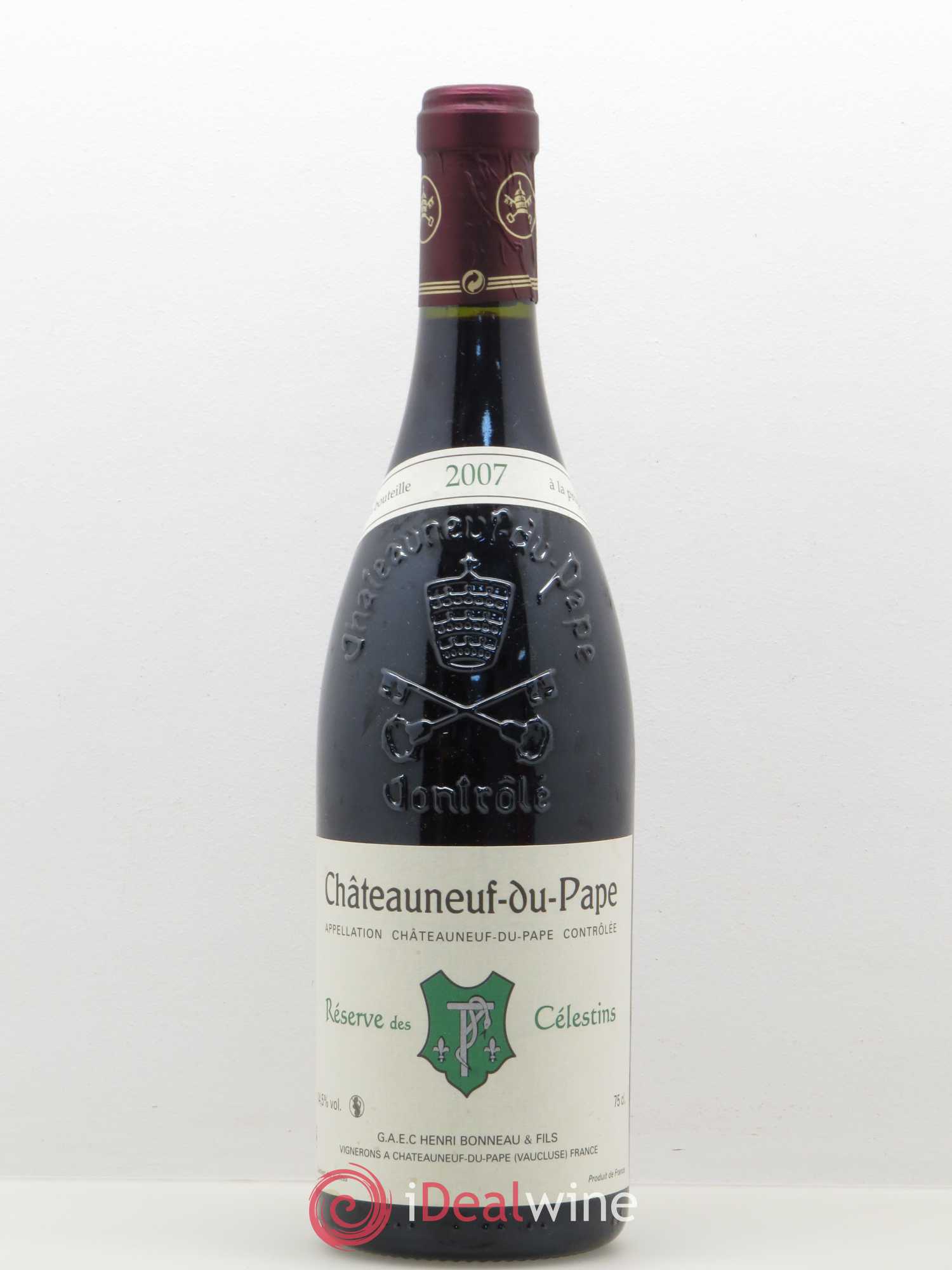 Châteauneuf-du-Pape Réserve des Célestins Henri Bonneau & Fils 2007 - Lot de 1 bouteille - 0