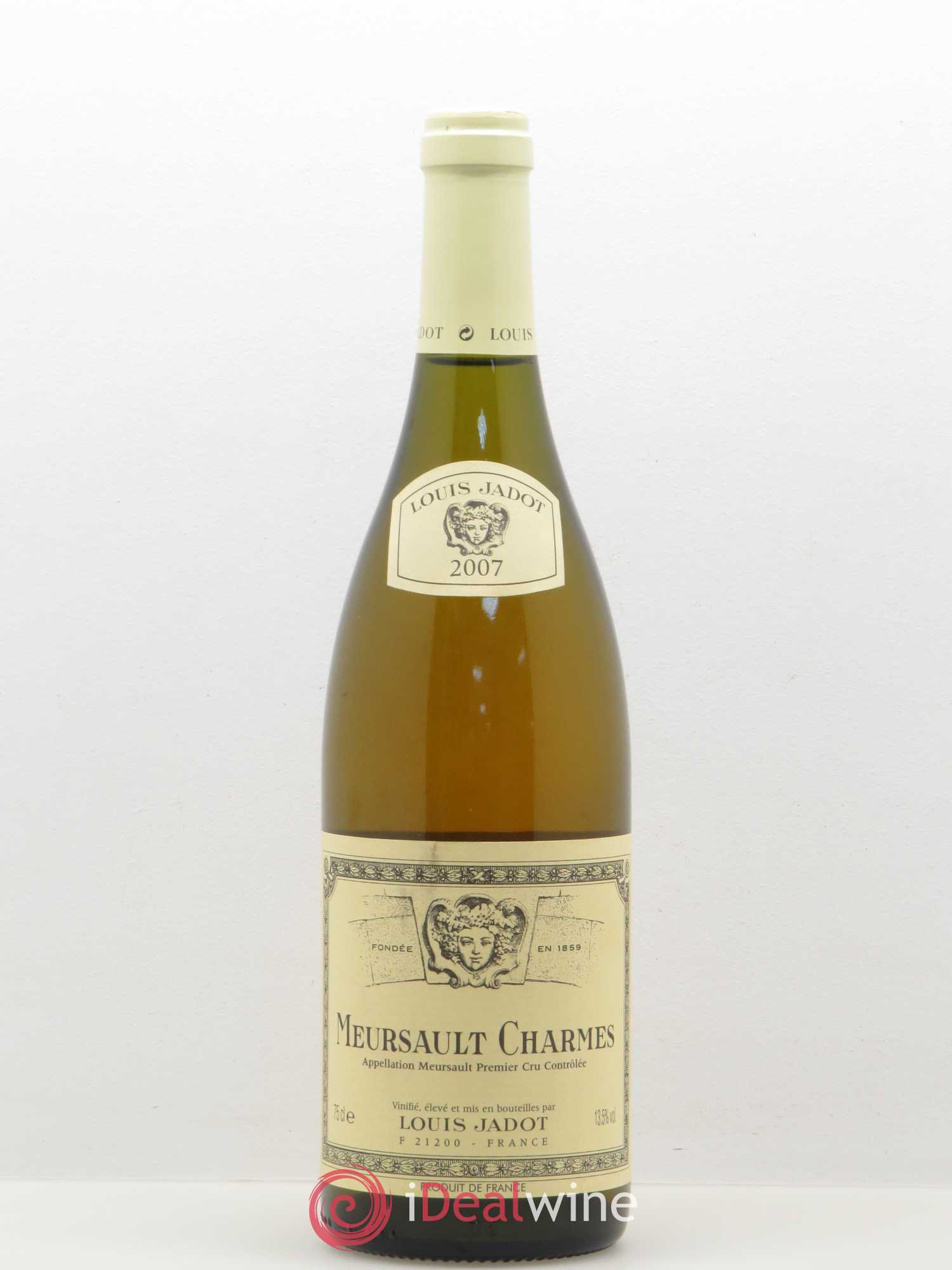 Meursault 1er Cru Les Charmes Domaine Louis Jadot 2007 - Lot de 1 bouteille - 0