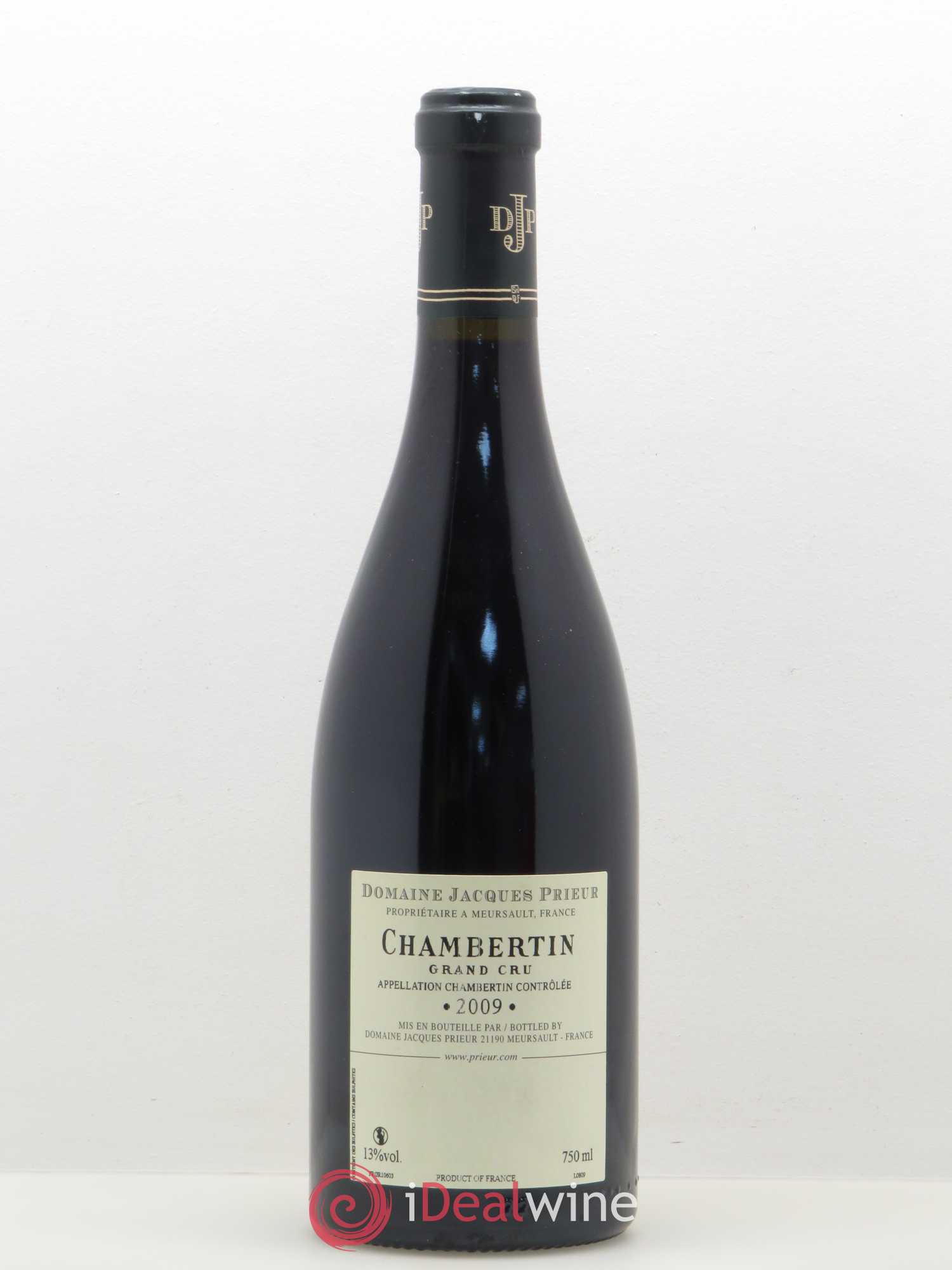 Chambertin Grand Cru Jacques Prieur (Domaine) 2009 - Lot de 1 bouteille - 1