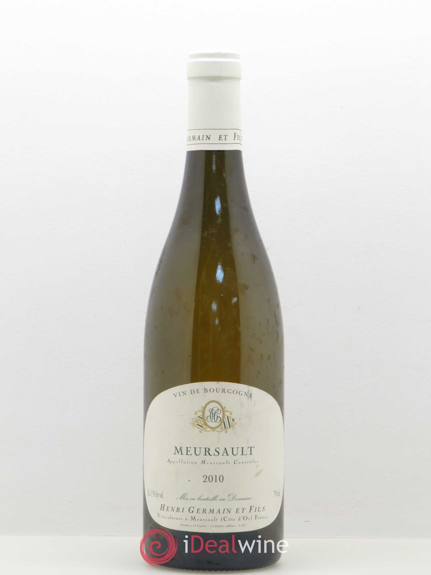 Meursault Henri Germain 2010 - Lot de 1 bouteille - 0