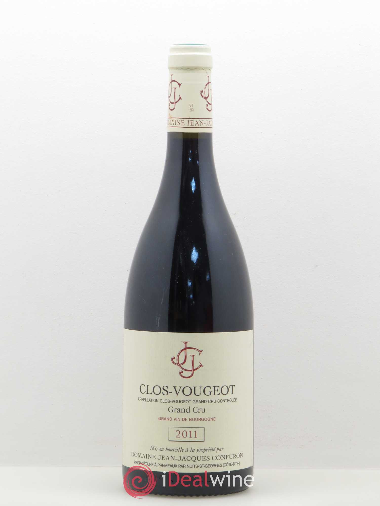 Clos de Vougeot Grand Cru Jean-Jacques Confuron 2011 - Lot de 1 bouteille - 0