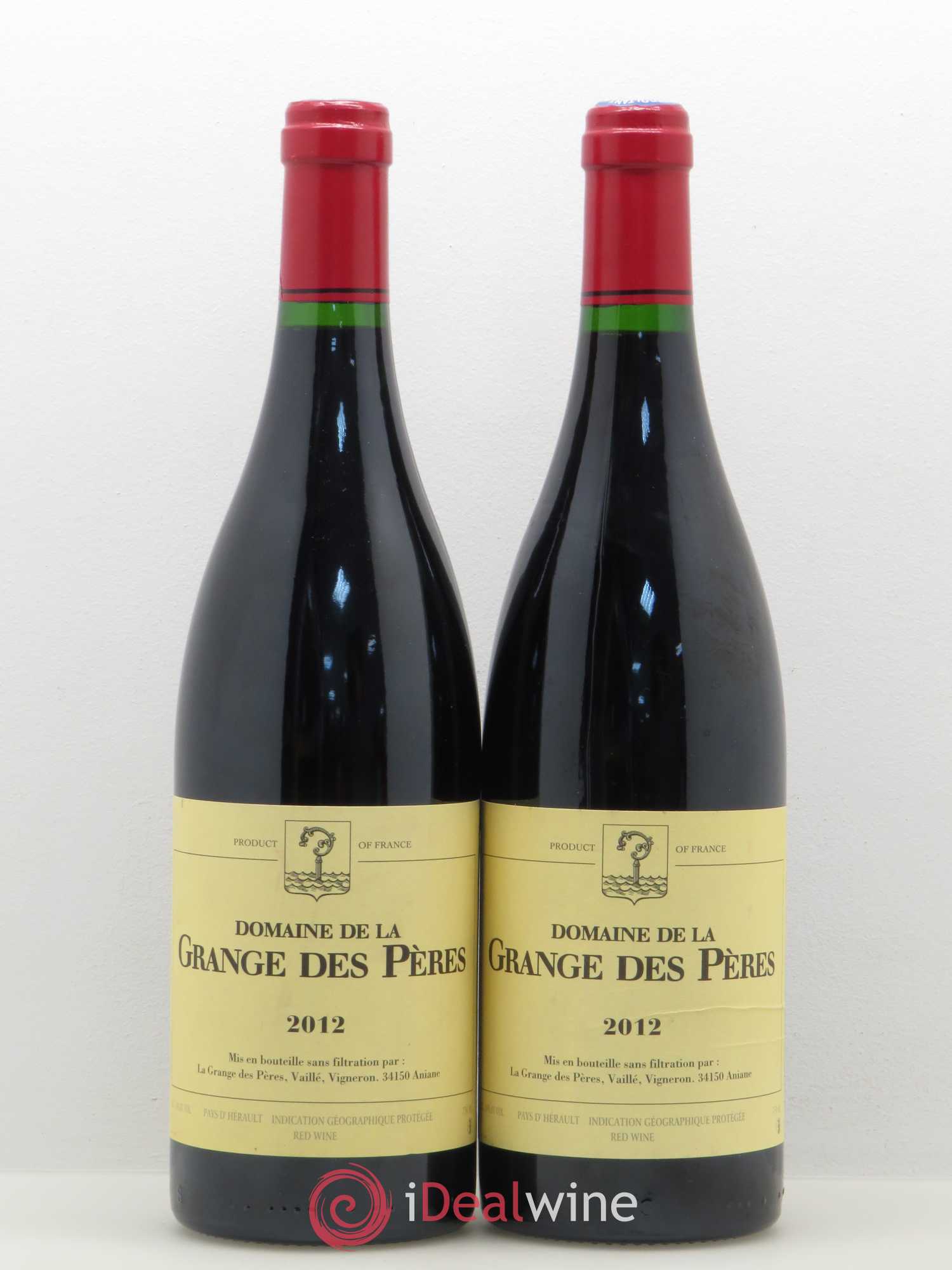 Pays d'Hérault Grange des Pères Laurent Vaillé 2012 - Lot de 2 bouteilles - 0