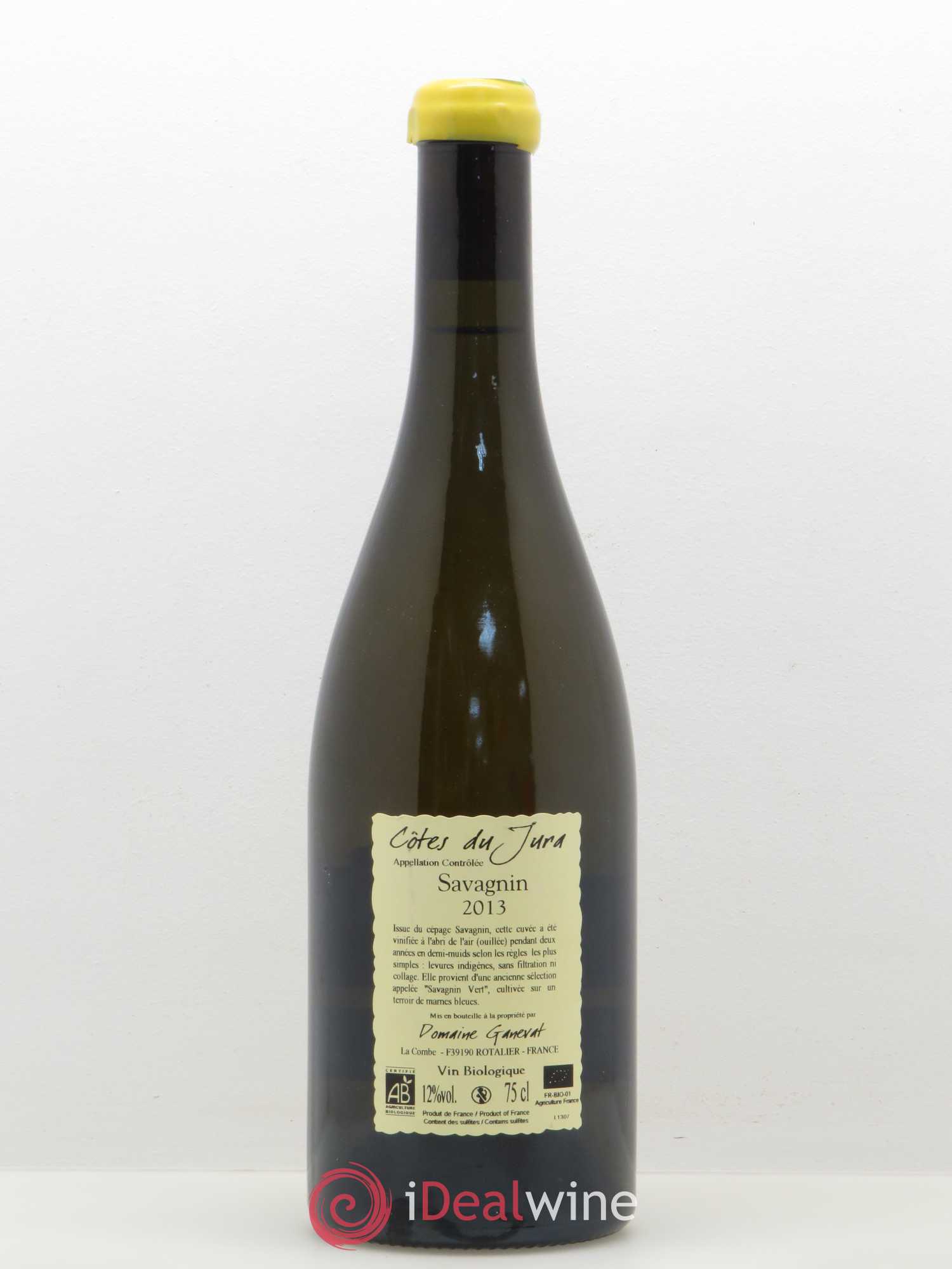 Côtes du Jura Les Chalasses Marnes Bleues Jean-François Ganevat (Domaine) 2013 - Lot de 1 bouteille - 1