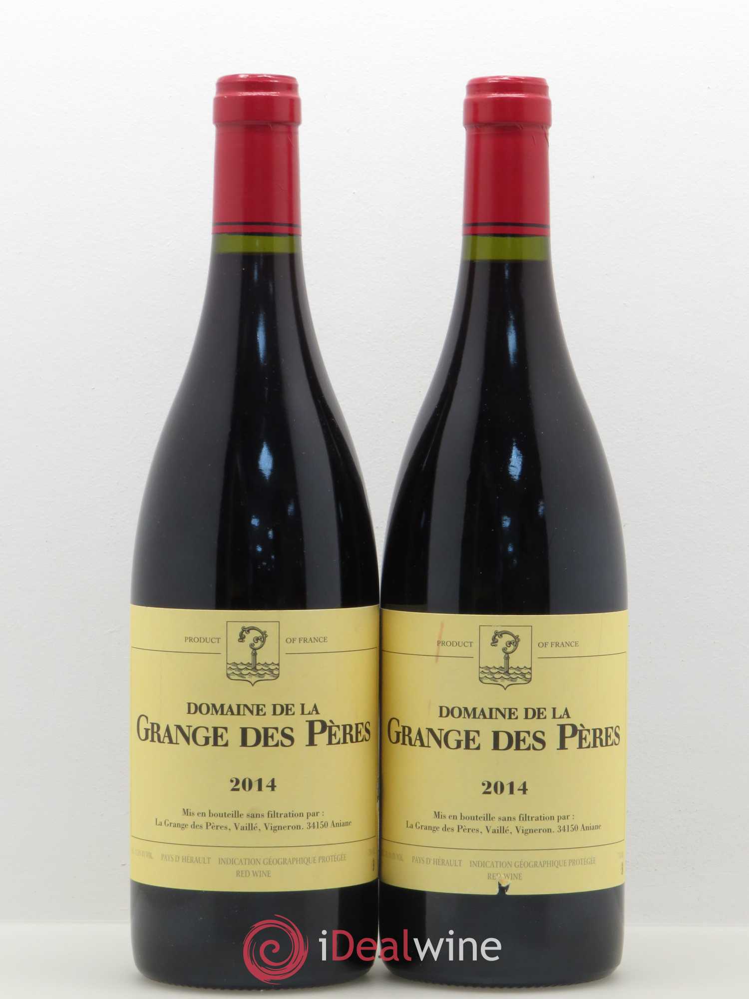 Pays d'Hérault Grange des Pères Laurent Vaillé 2014 - Lot de 2 bouteilles - 0