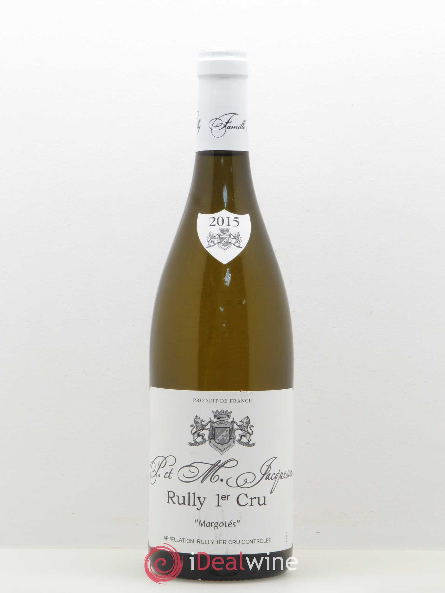 Rully 1er Cru Margotés Paul & Marie Jacqueson 2015 - Posten von 1 Flasche - 0
