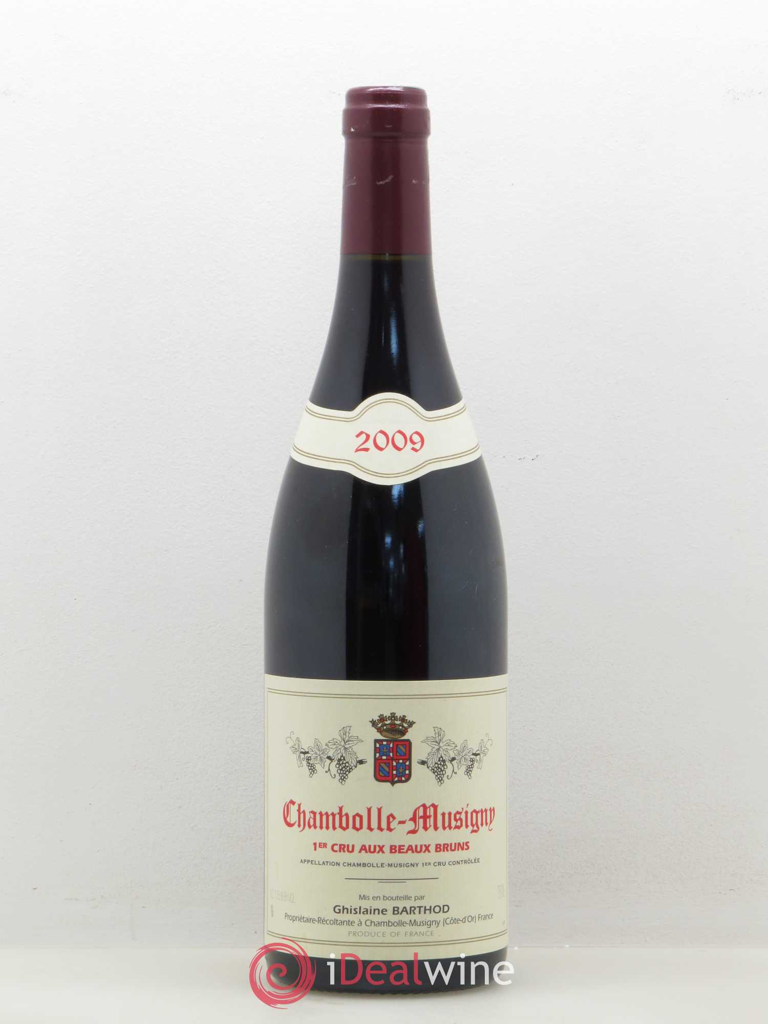 Chambolle-Musigny 1er Cru Aux Beaux Bruns Ghislaine Barthod 2009 - Posten von 1 Flasche - 0