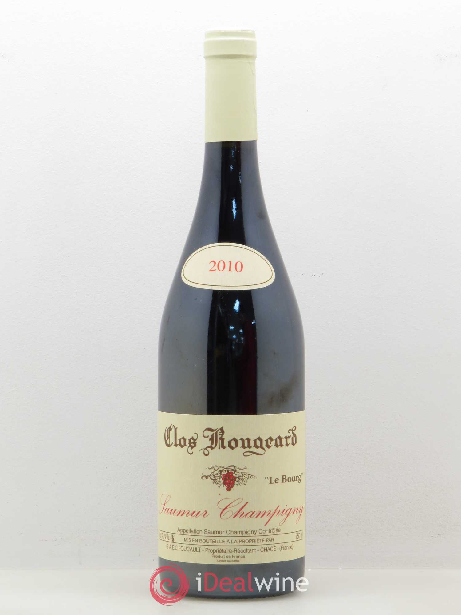 Saumur-Champigny Le Bourg Clos Rougeard 2010 - Lot de 1 bouteille - 0