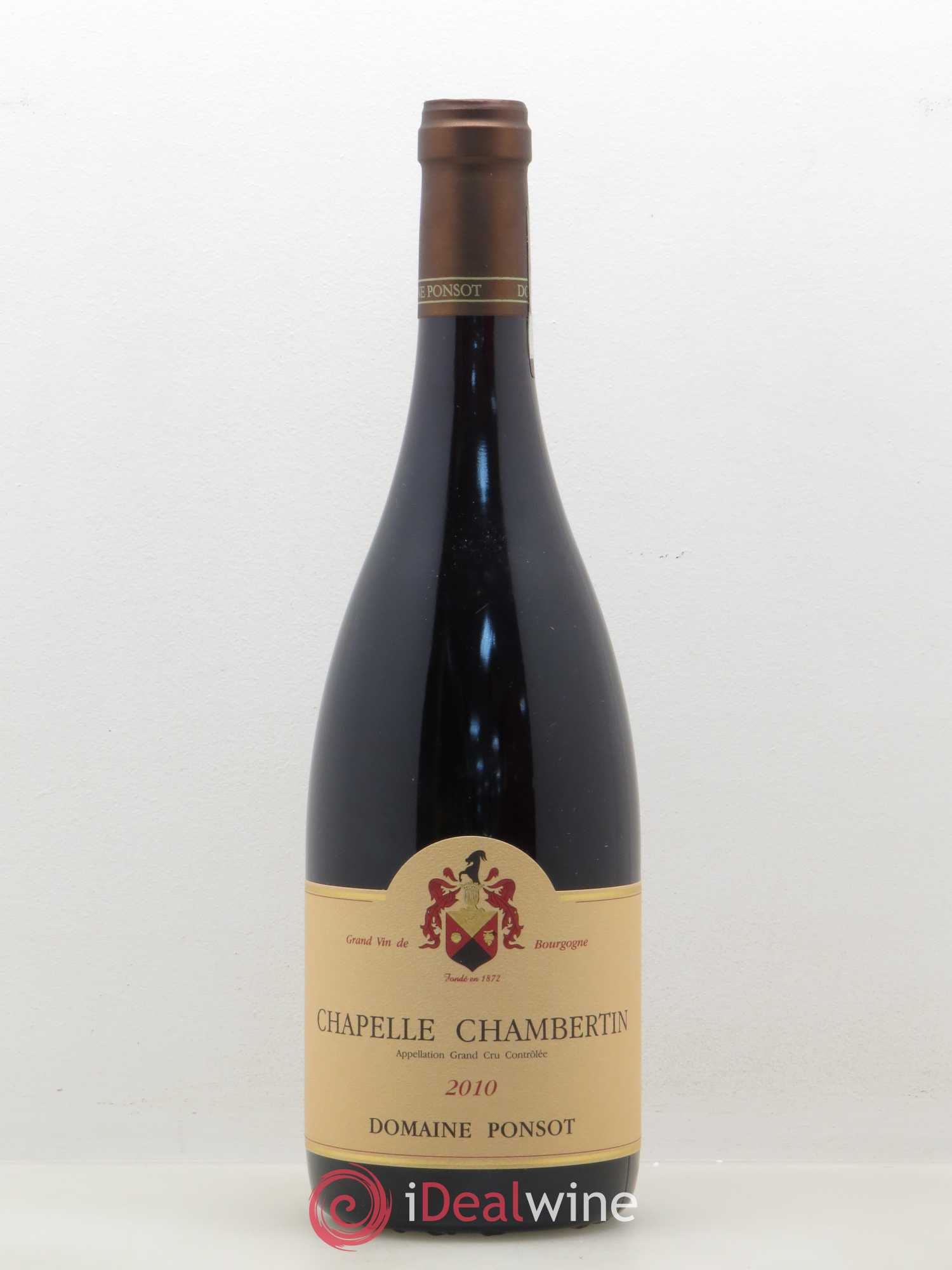Chapelle-Chambertin Grand Cru Ponsot (Domaine) 2010 - Lot de 1 bouteille - 0