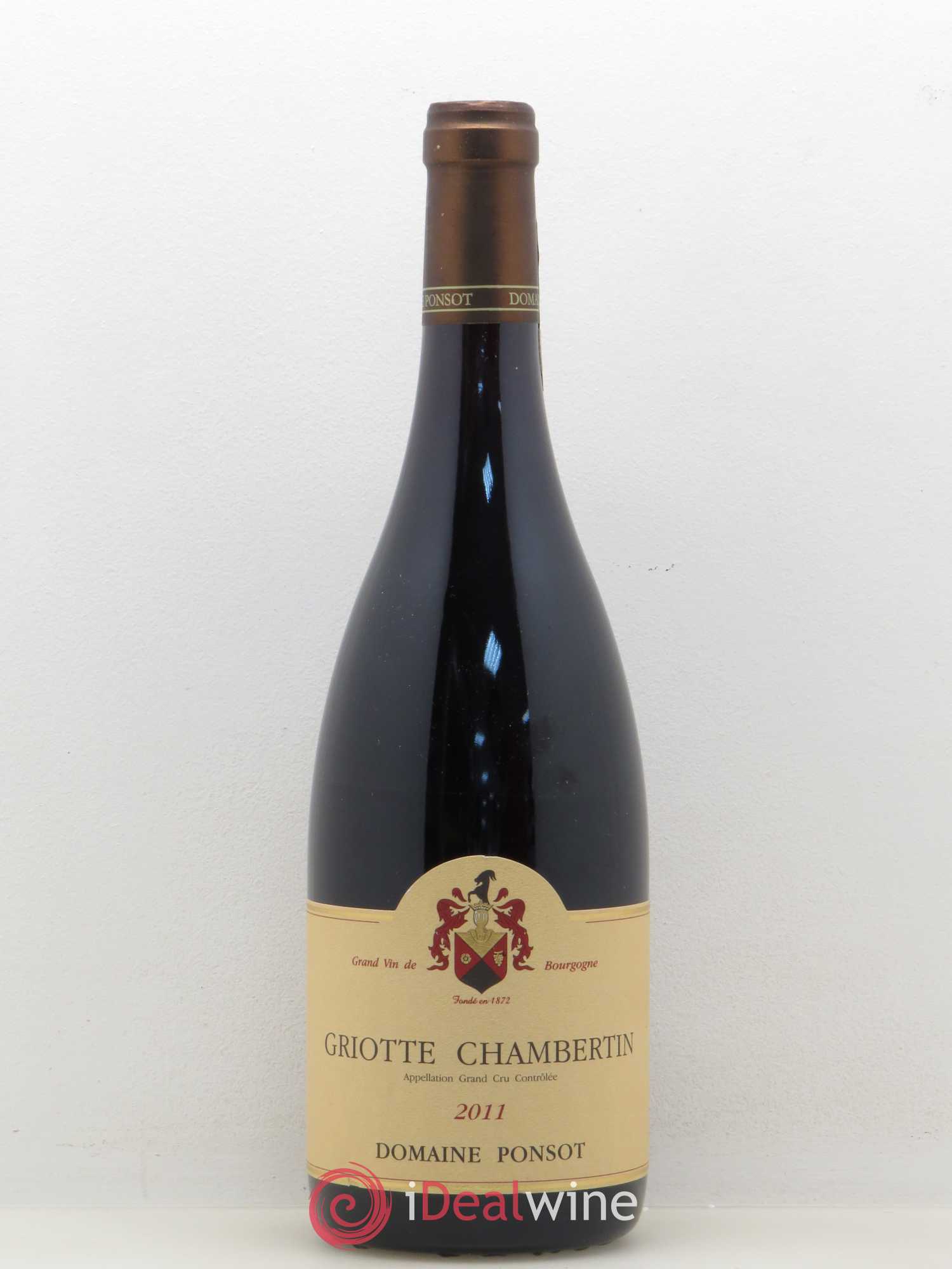 Griotte-Chambertin Grand Cru Ponsot (Domaine) 2011 - Lot de 1 bouteille - 0