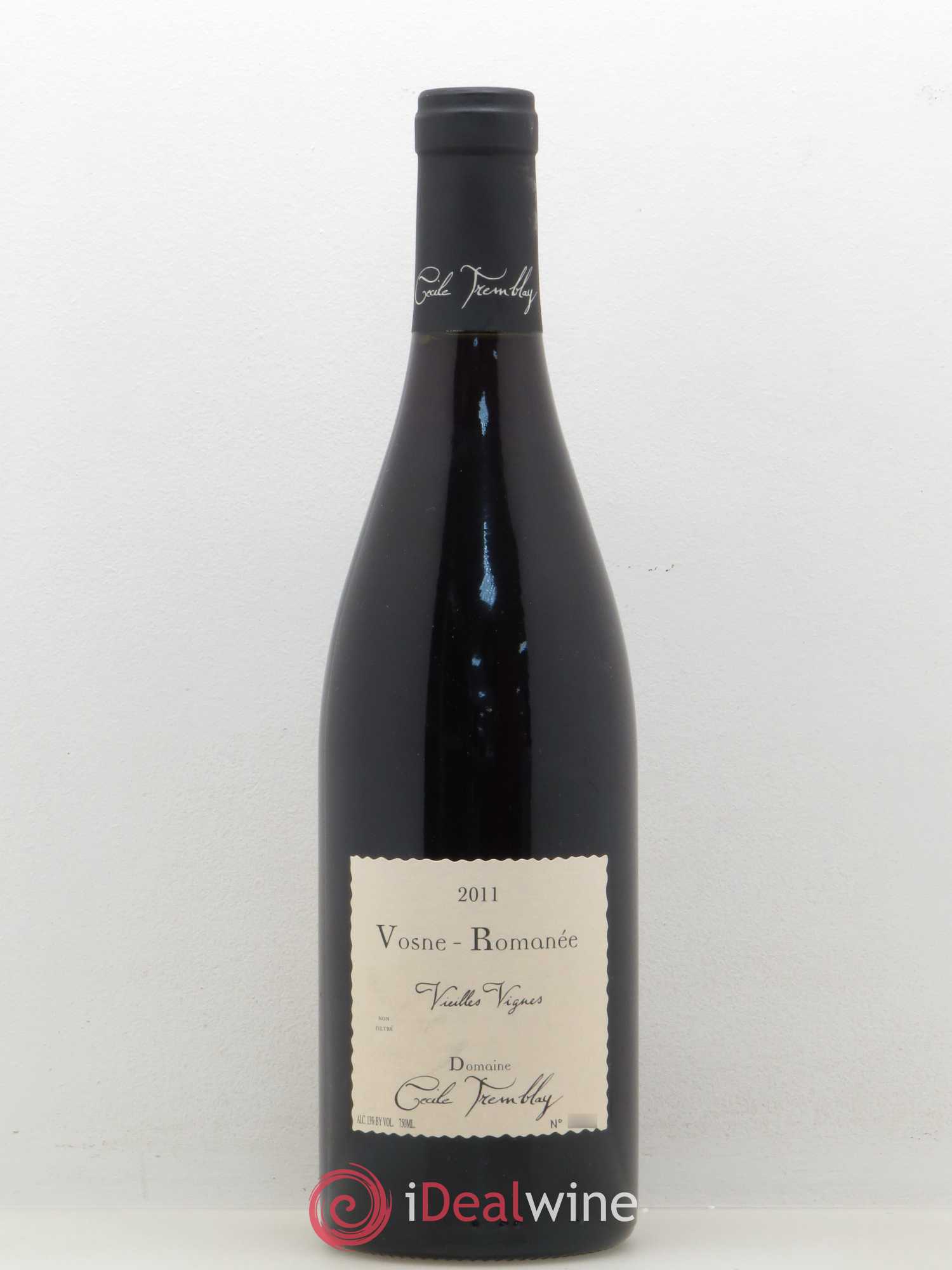 Vosne-Romanée Vieilles Vignes Cécile Tremblay 2011 - Lot de 1 bouteille - 0