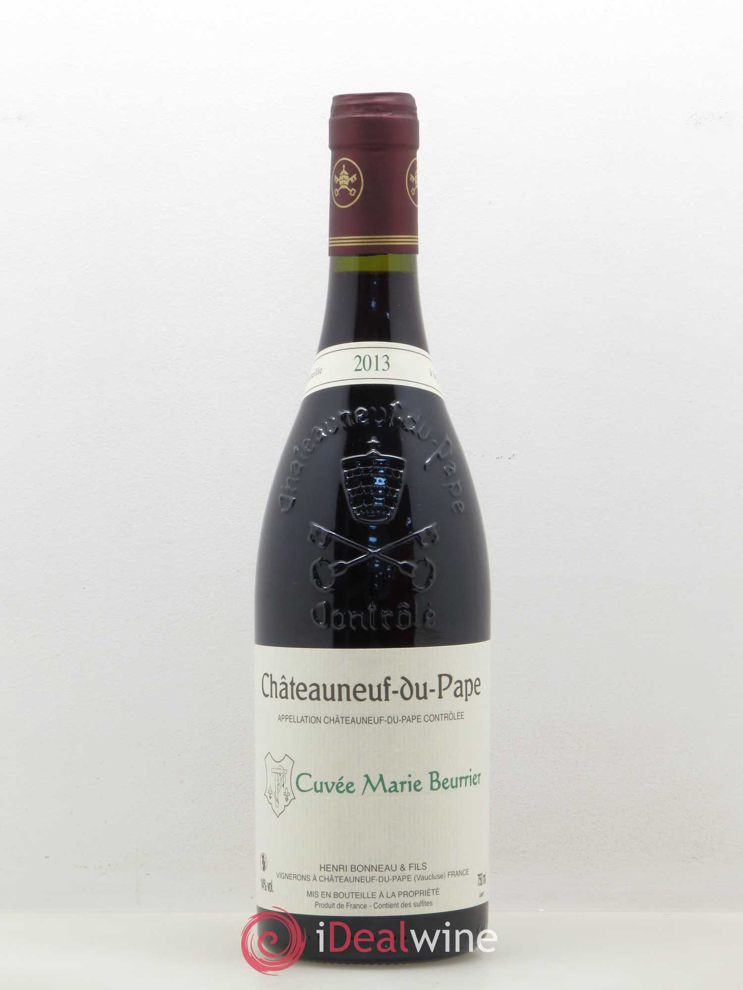 Châteauneuf-du-Pape Marie Beurrier Henri Bonneau & Fils 2013 - Lot de 1 bouteille - 0