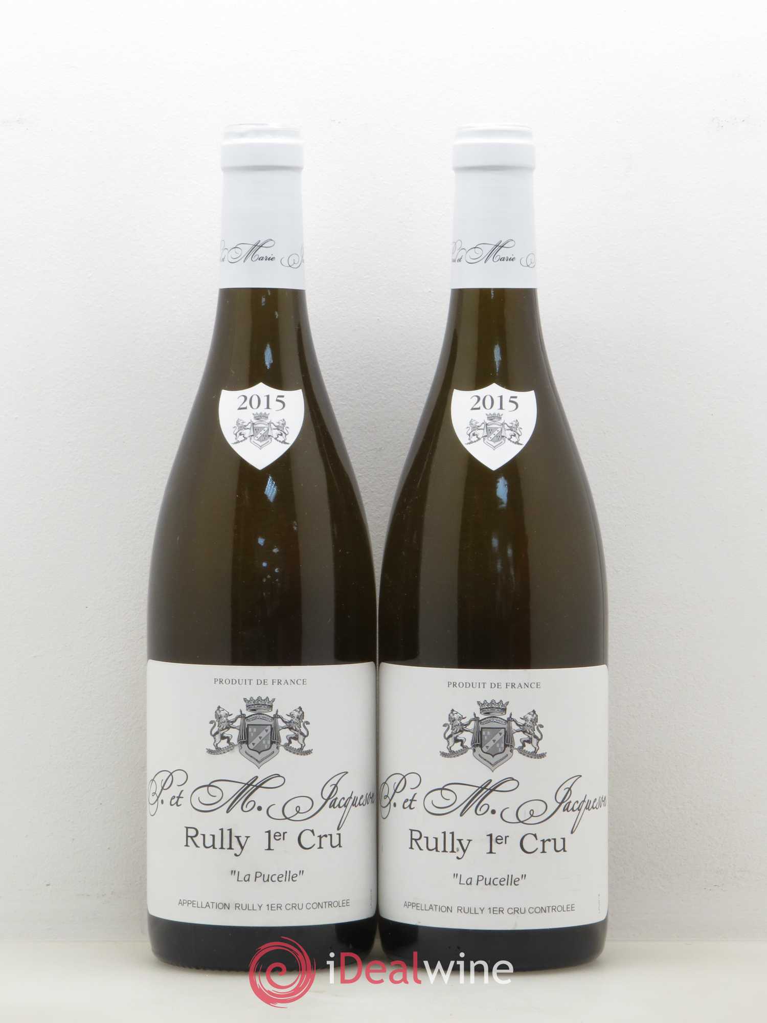 Rully 1er Cru La Pucelle Paul et Marie Jacquesson 2015 - Posten von 2 Flaschen - 0