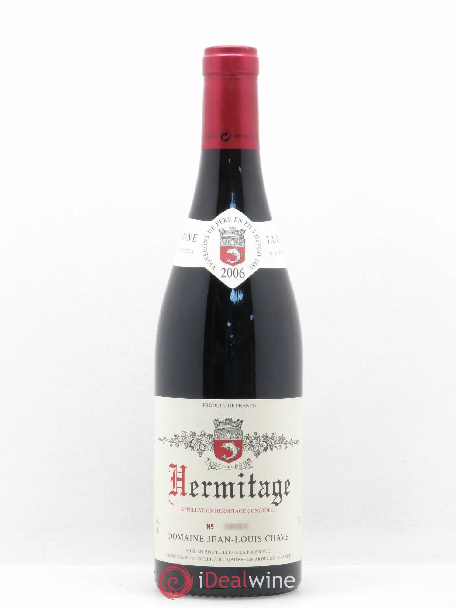 Hermitage Jean-Louis Chave 2006 - Lot de 1 bouteille - 0