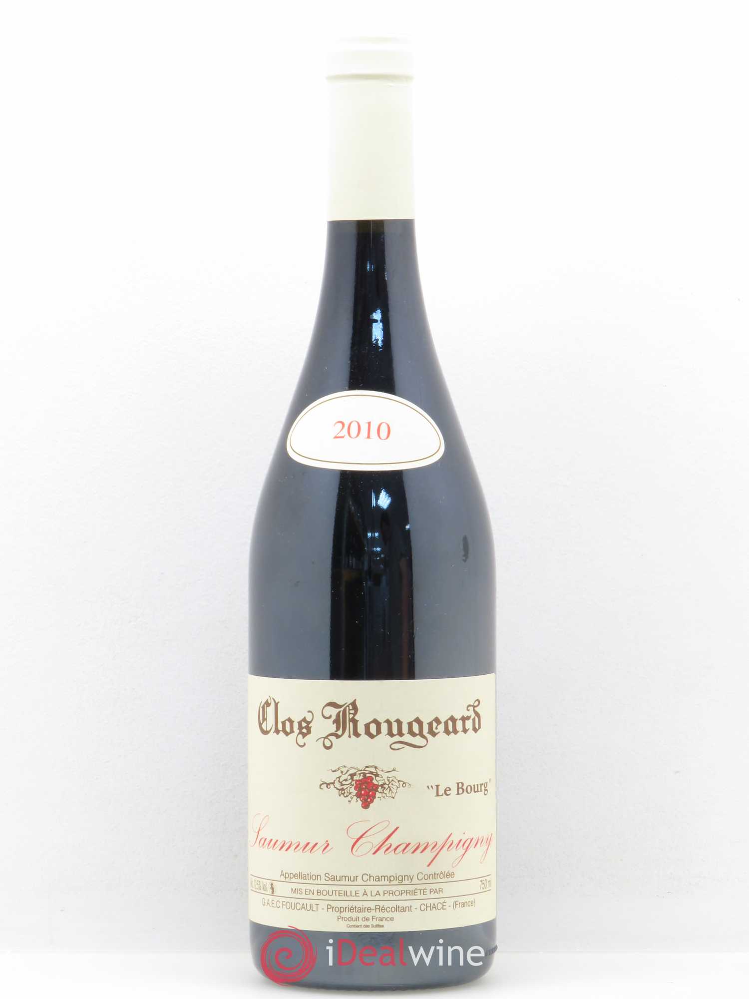 Saumur-Champigny Le Bourg Clos Rougeard 2010 - Lot de 1 bouteille - 0