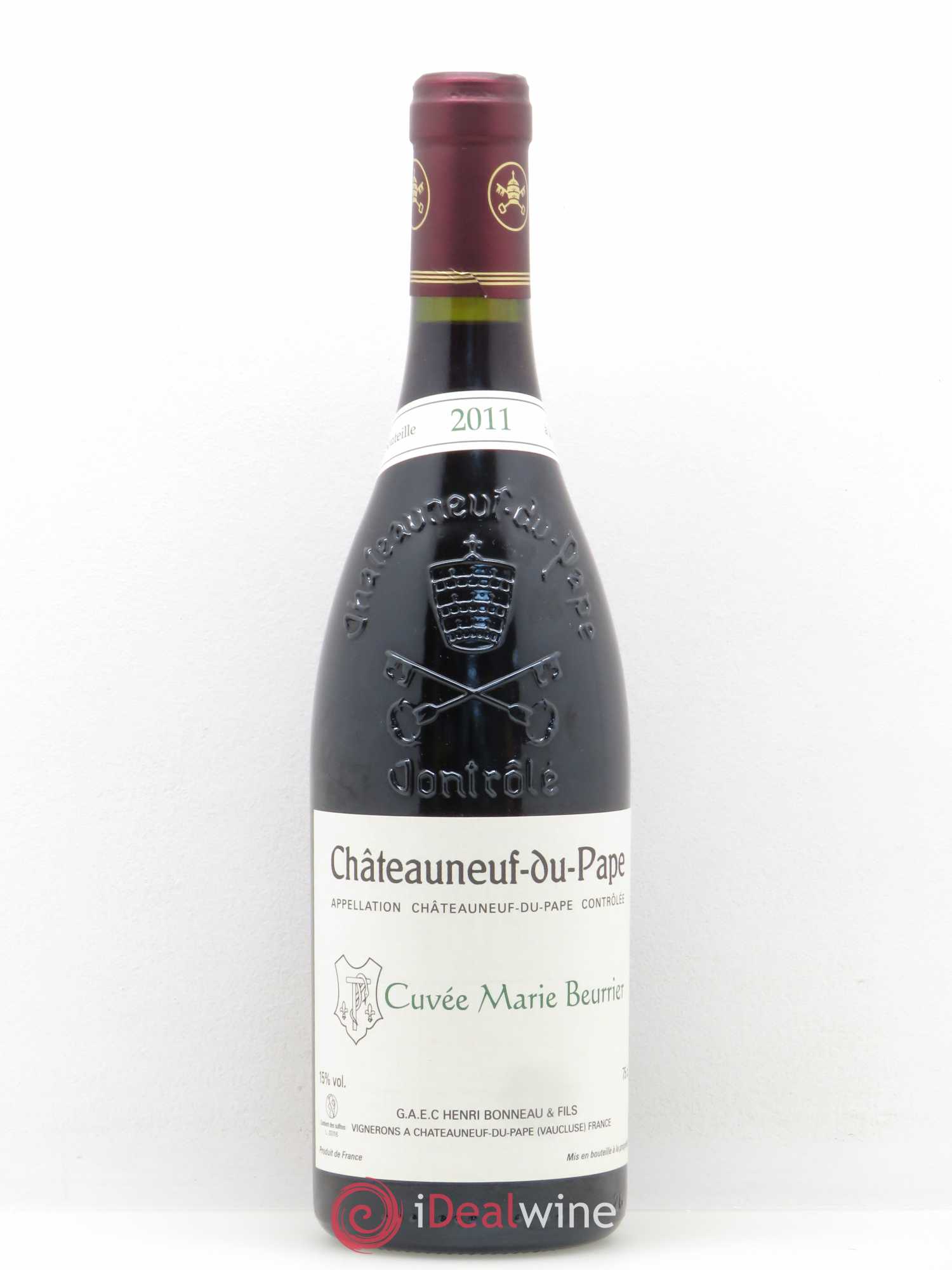 Châteauneuf-du-Pape Marie Beurrier Henri Bonneau & Fils 2011 - Lot de 1 bouteille - 0