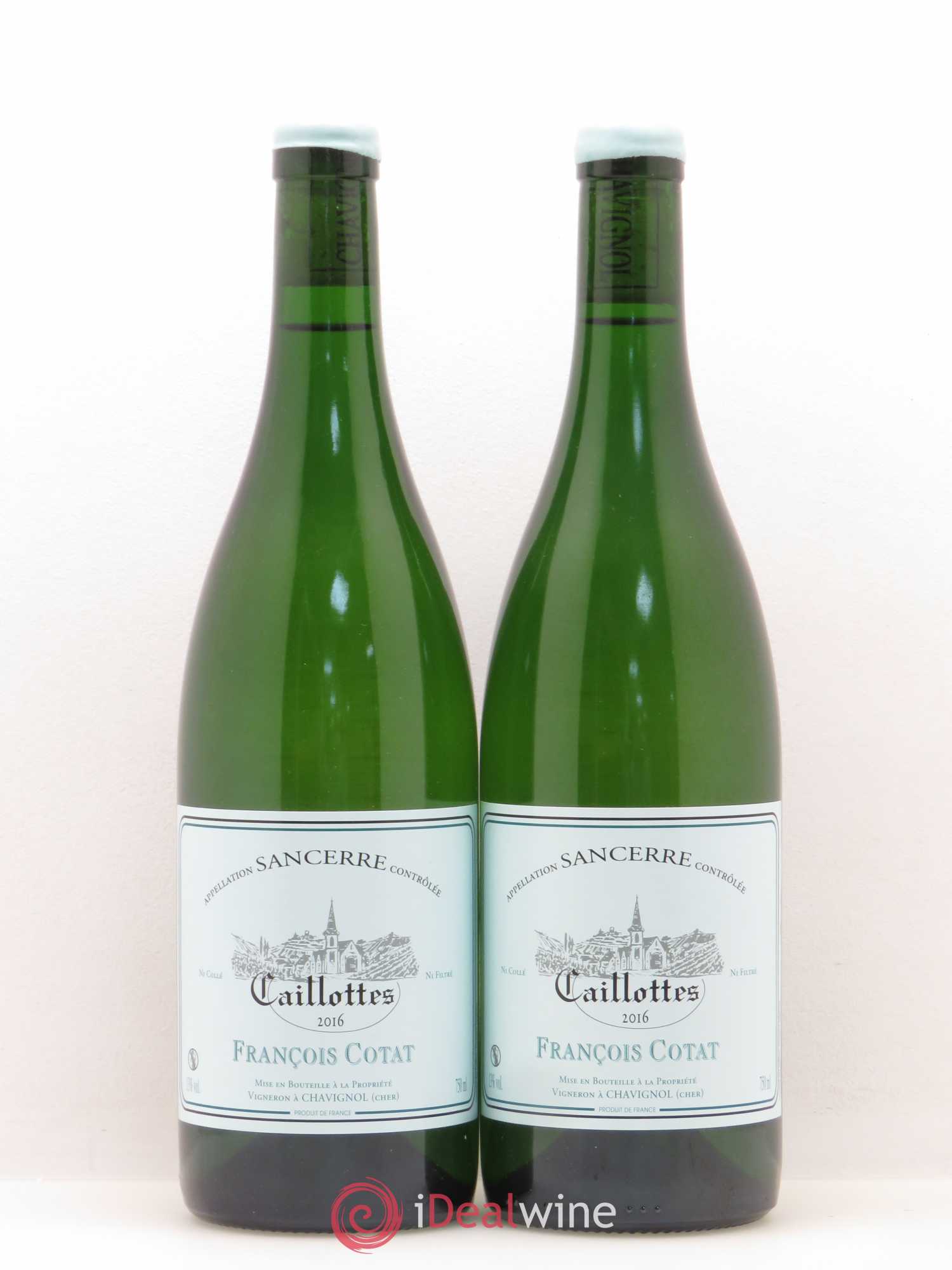 Sancerre Les Caillottes François Cotat 2016 - Lot de 2 bouteilles - 0