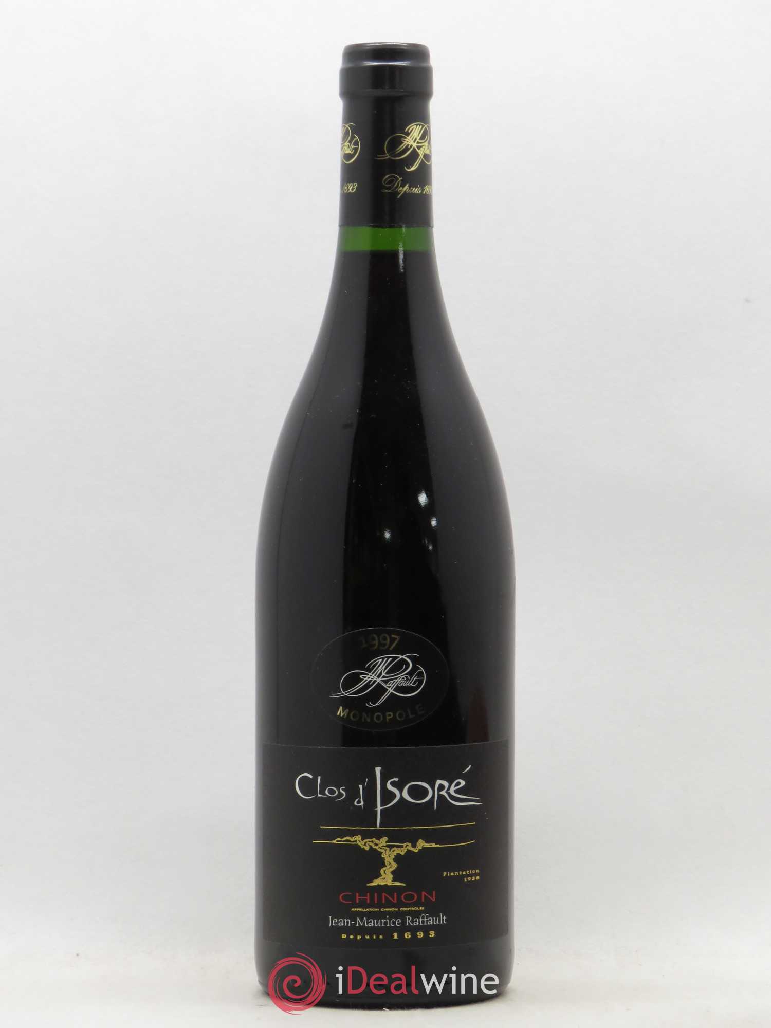 Chinon Clos d'Isoré (sans prix de réserve) 1997 - Posten von 1 Flasche - 0