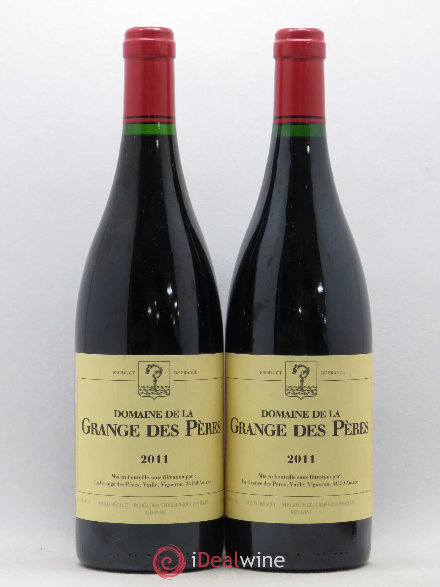 Pays d'Hérault Grange des Pères Laurent Vaillé 2011 - Lot de 2 bouteilles - 0
