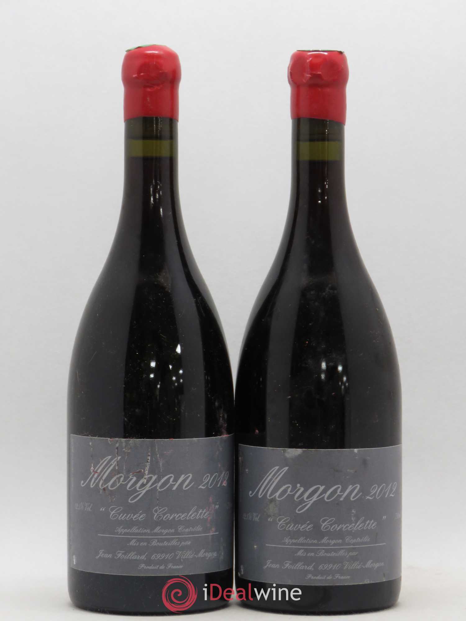 Morgon Corcelette Jean Foillard 2012 - Lot de 2 bouteilles - 0