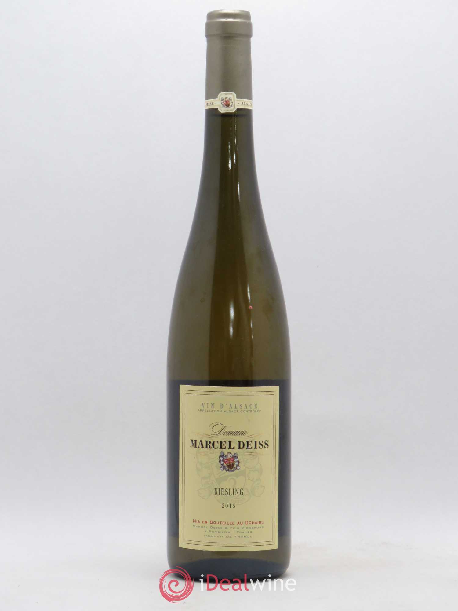 Alsace Riesling Marcel Deiss (Domaine) 2015 - Lot de 1 bouteille - 0