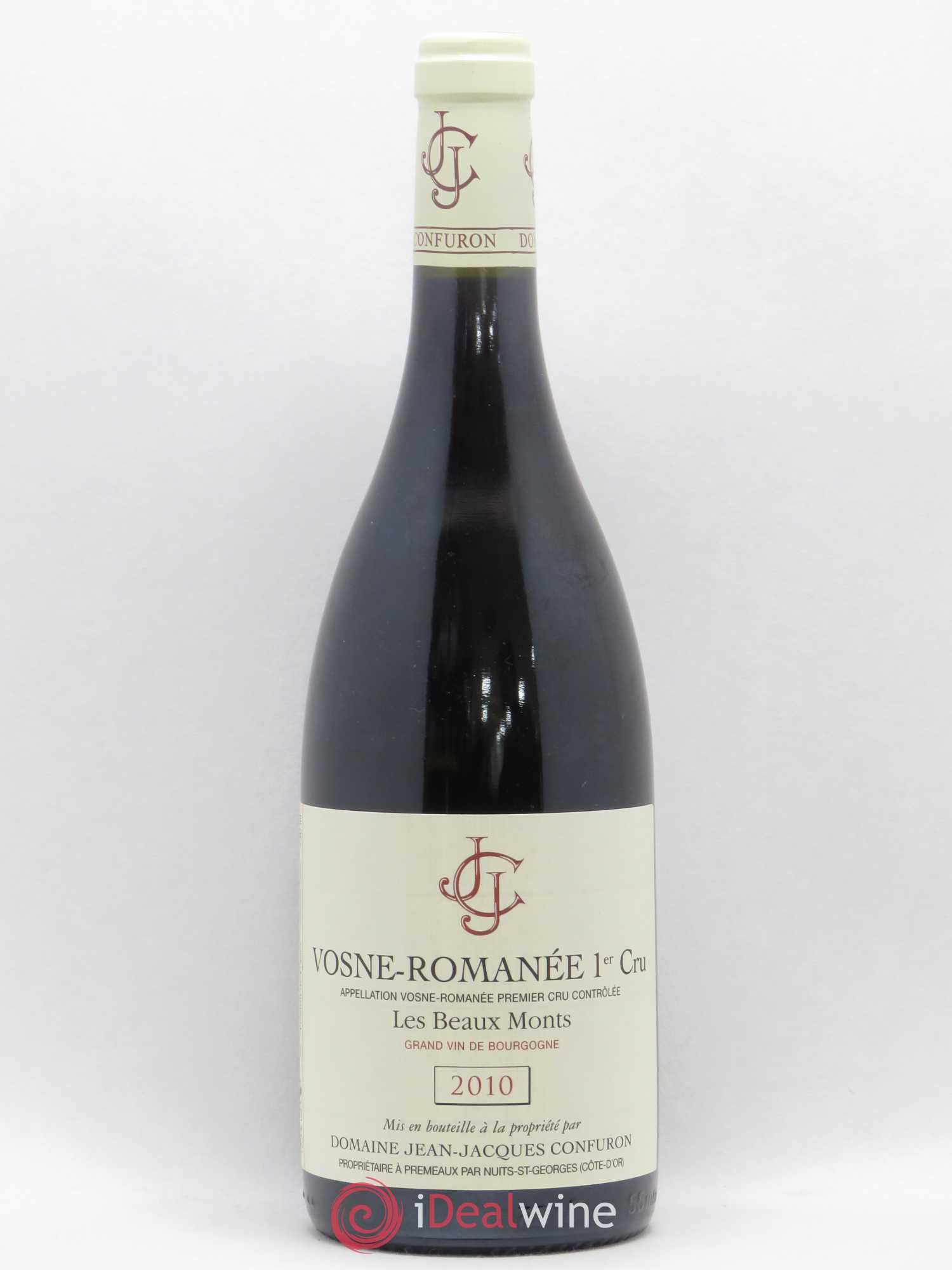 Vosne-Romanée 1er Cru Les Beaux Monts Jean-Jacques Confuron 2010 - Lot de 1 bouteille - 0