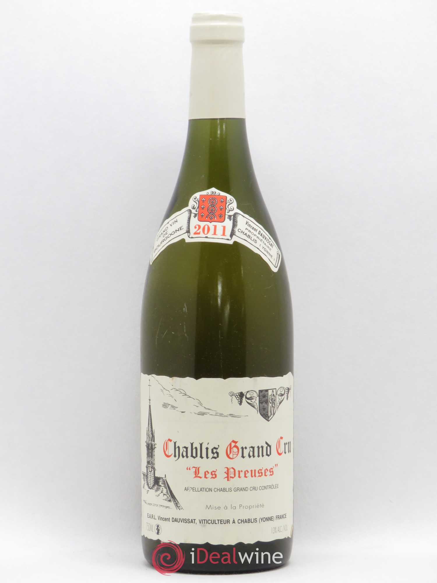 Chablis Grand Cru Les Preuses Vincent Dauvissat (Domaine) 2011 - Lot de 1 bouteille - 0