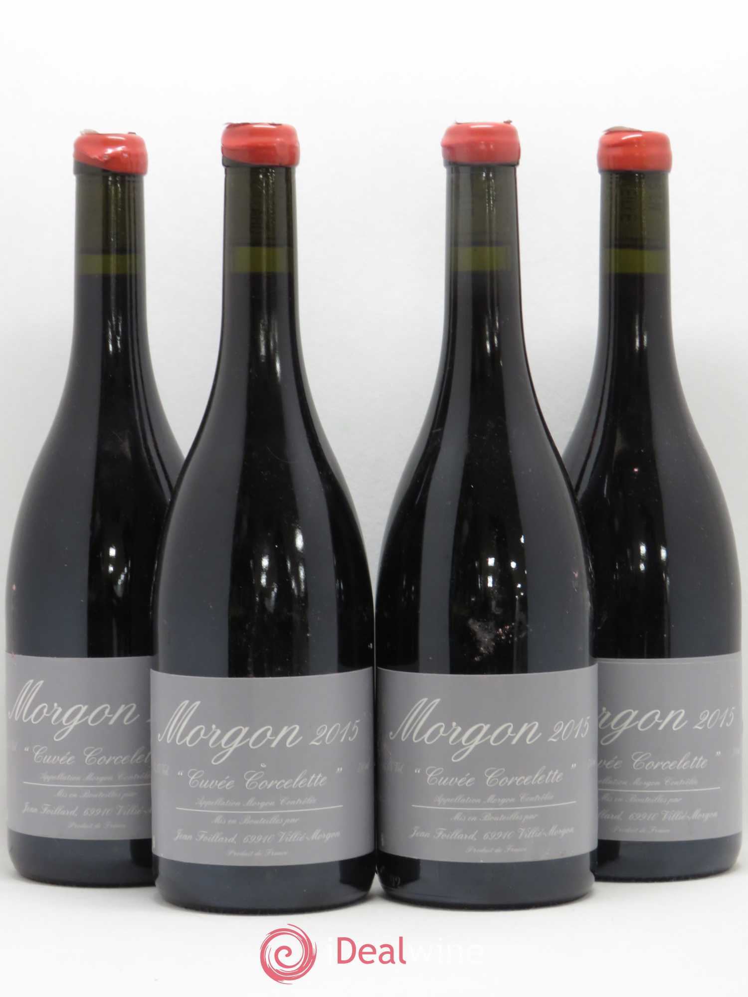 Morgon Corcelette Jean Foillard 2015 - Lot de 4 bouteilles - 0