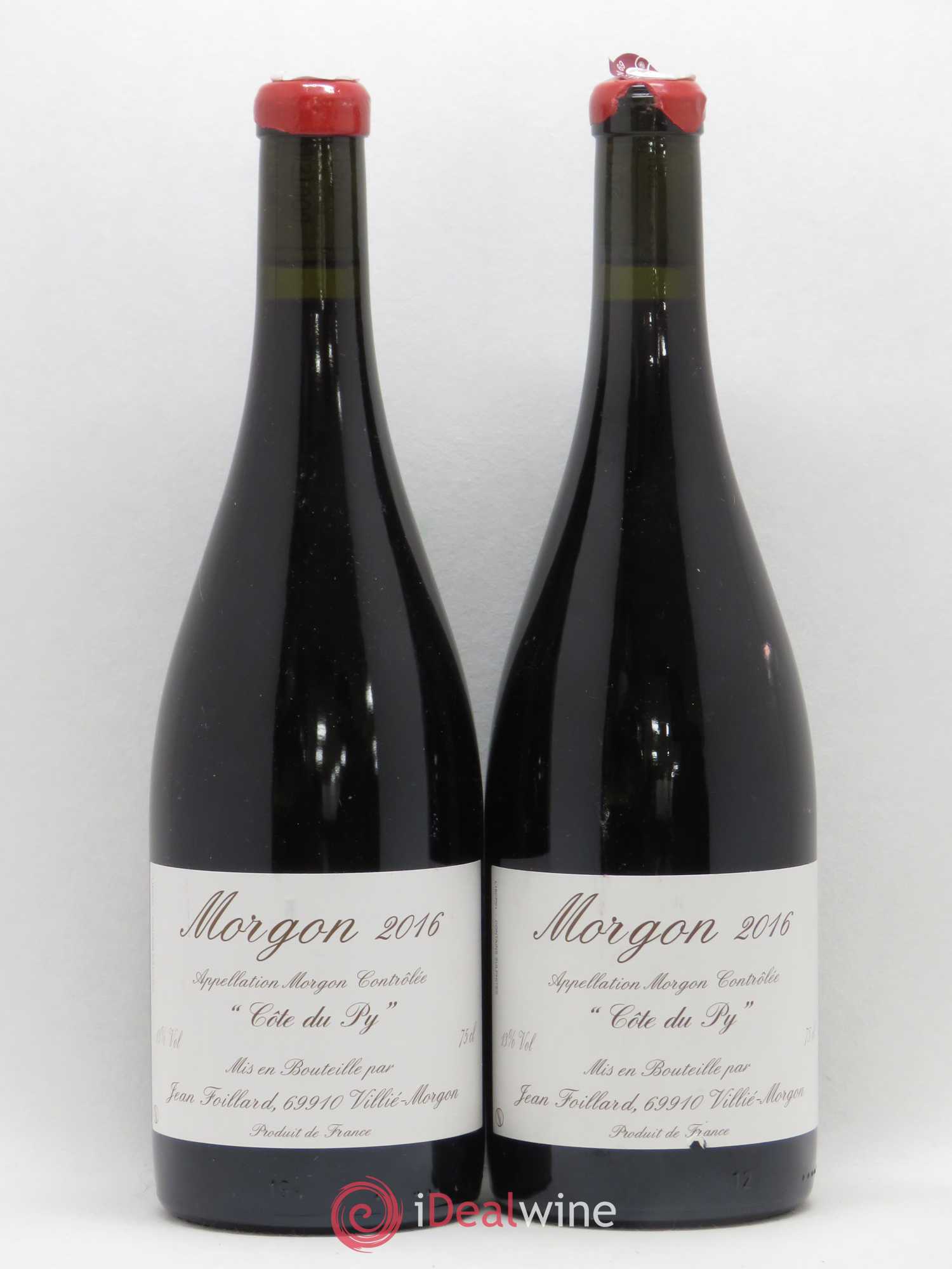 Morgon Côte du Py Jean Foillard 2016 - Lot de 2 bouteilles - 0