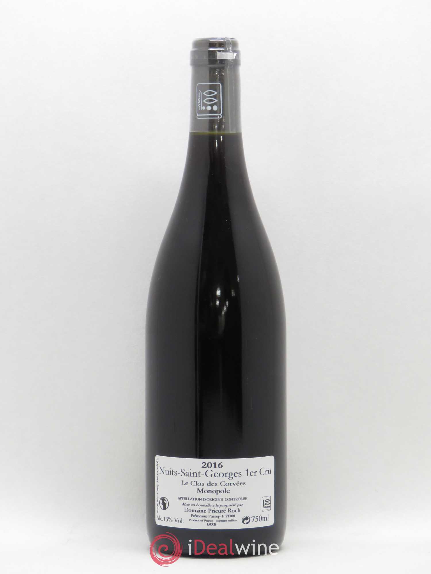 Nuits-Saint-Georges 1er Cru Le Clos des Corvées Prieuré Roch 2016 - Posten von 1 Flasche - 1
