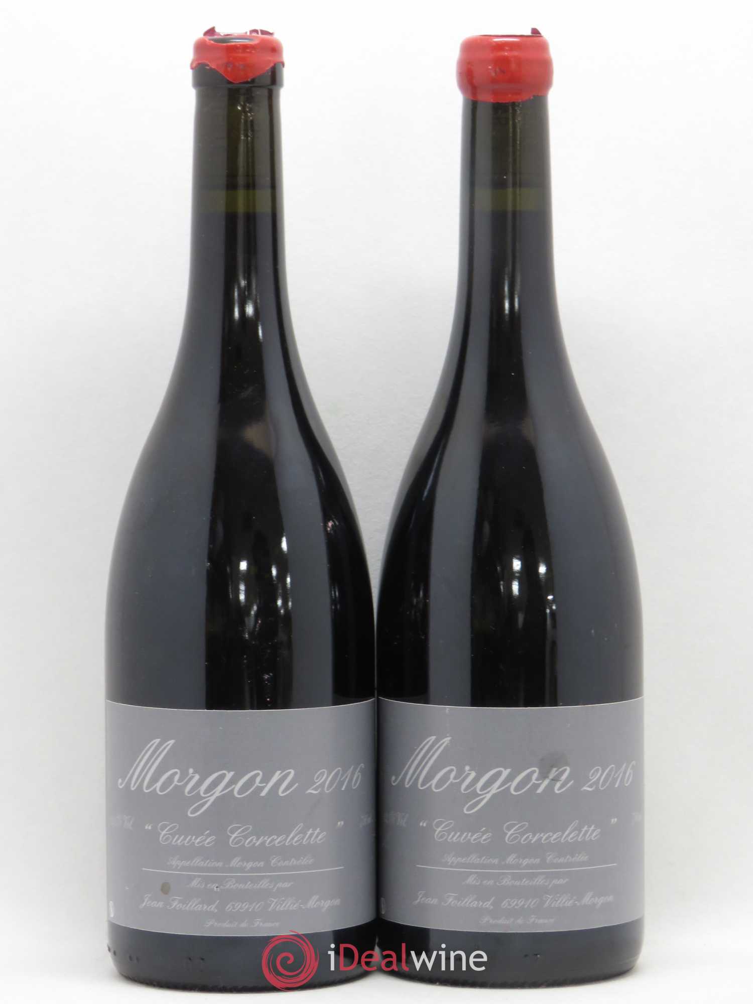 Morgon Corcelette Jean Foillard 2016 - Lot de 2 bouteilles - 0