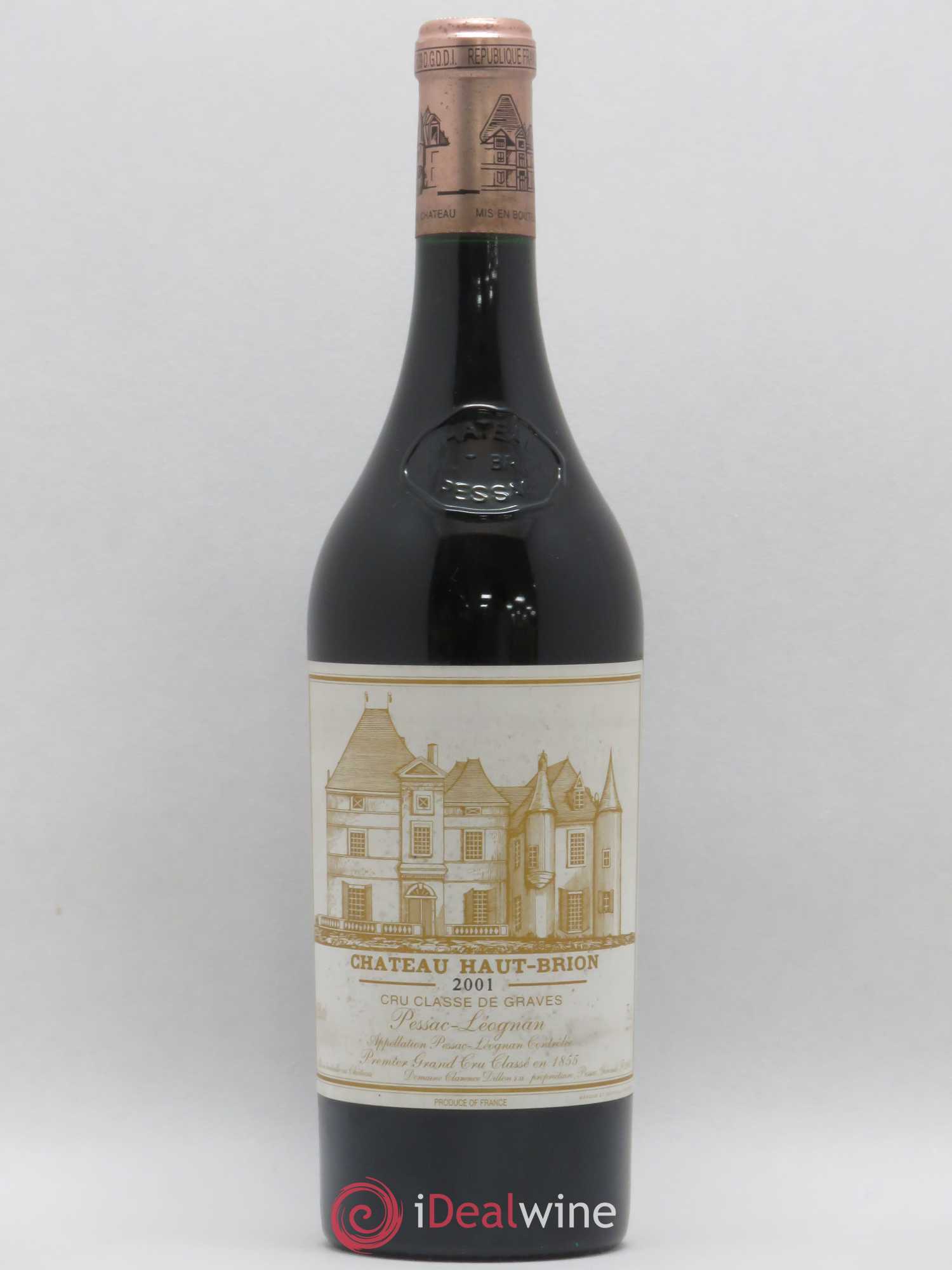 Château Haut Brion 1er Grand Cru Classé 2001 - Lot de 1 bouteille - 0