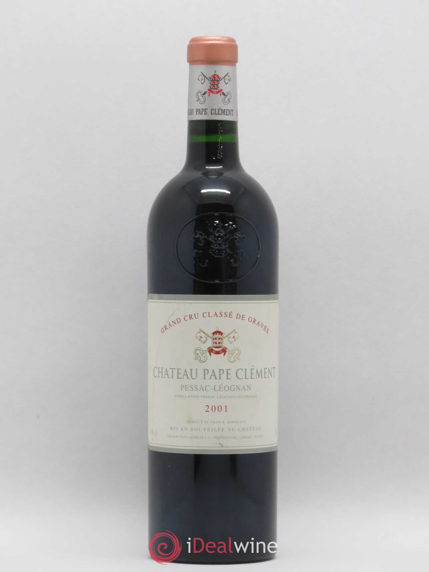 Château Pape Clément Cru Classé de Graves 2001 - Lot de 1 bouteille - 0