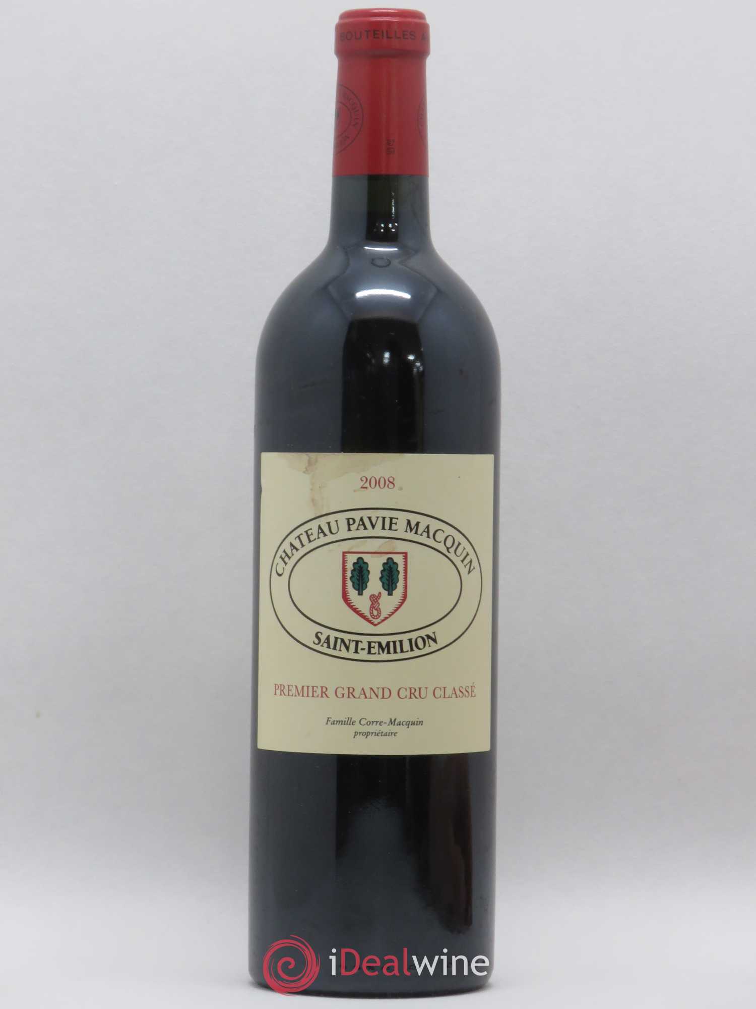 Château Pavie Macquin 1er Grand Cru Classé B 2008 - Lot de 1 bouteille - 0